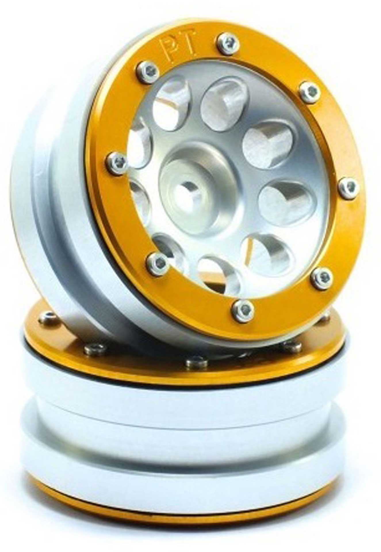 METSAFIL Beadlock Wheels PT- Ecohole Silber/Gold 1.9 (2 St.)