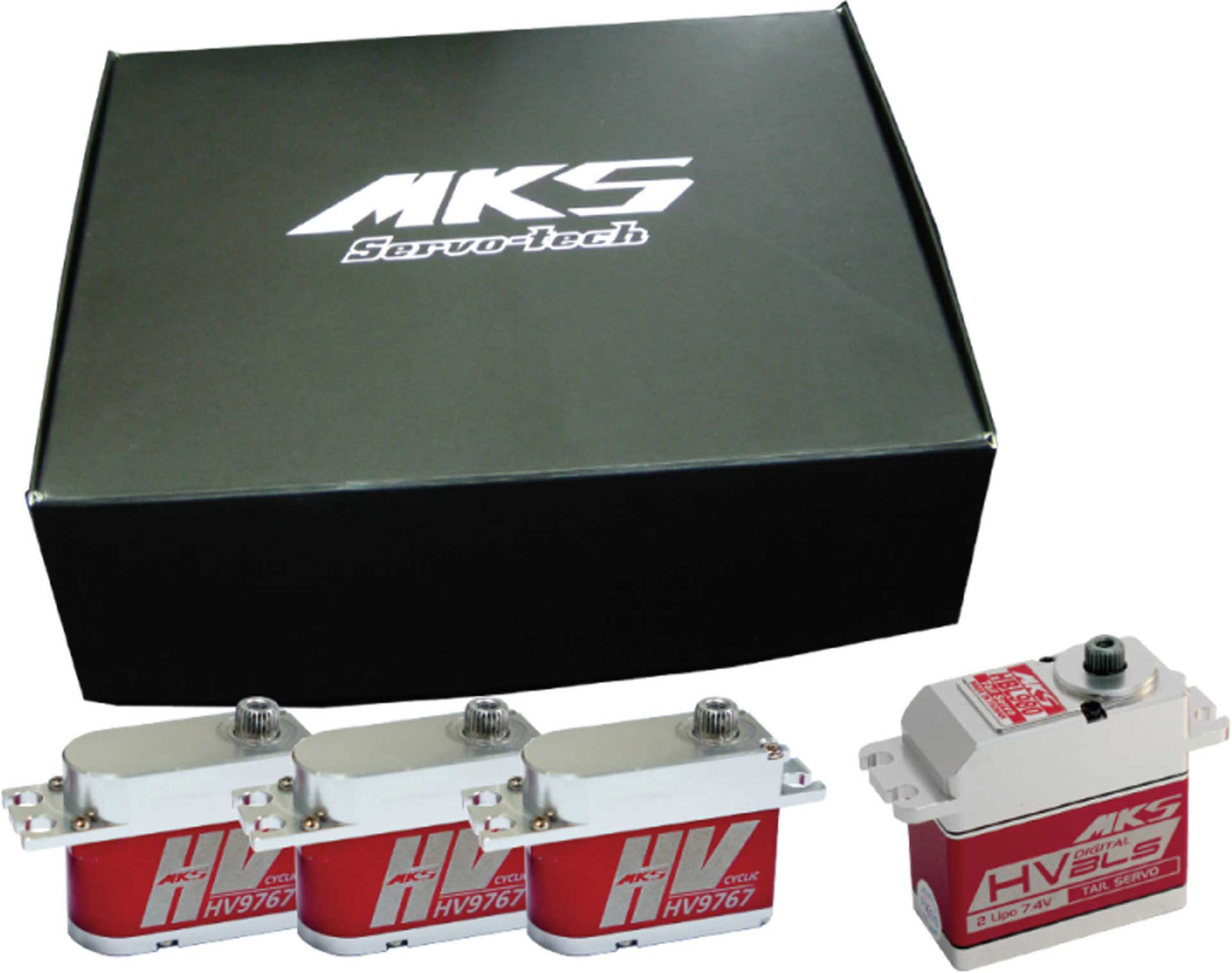 MKS 3x HV9767 und 1x HBL980 HV Digital Servo combo