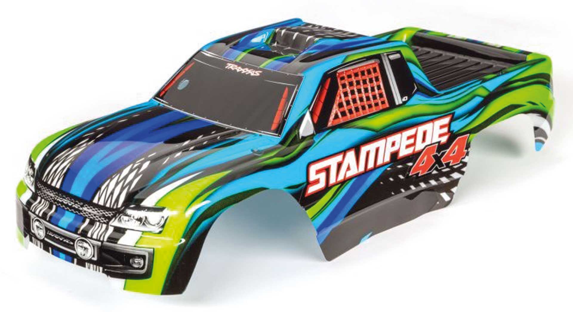 TRAXXAS Body Stampede 4x4 Blue/Green lacquered