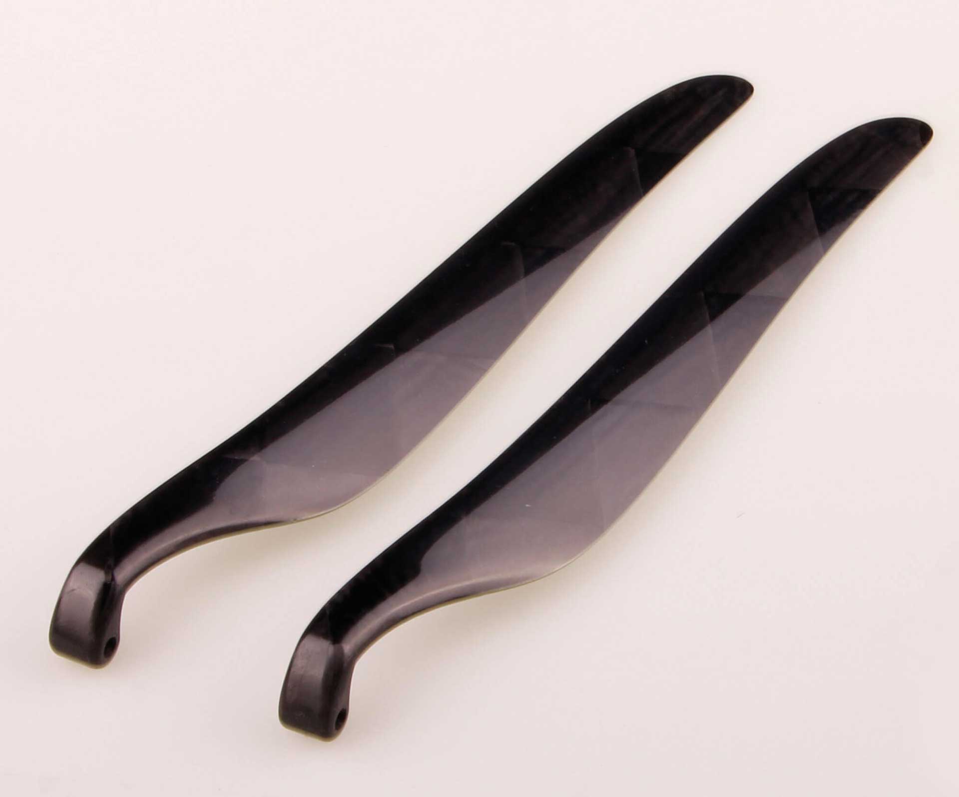 GM Propellers Klappluftschraube F5J 12x10 Competition Carbon schwarz 1 Paar