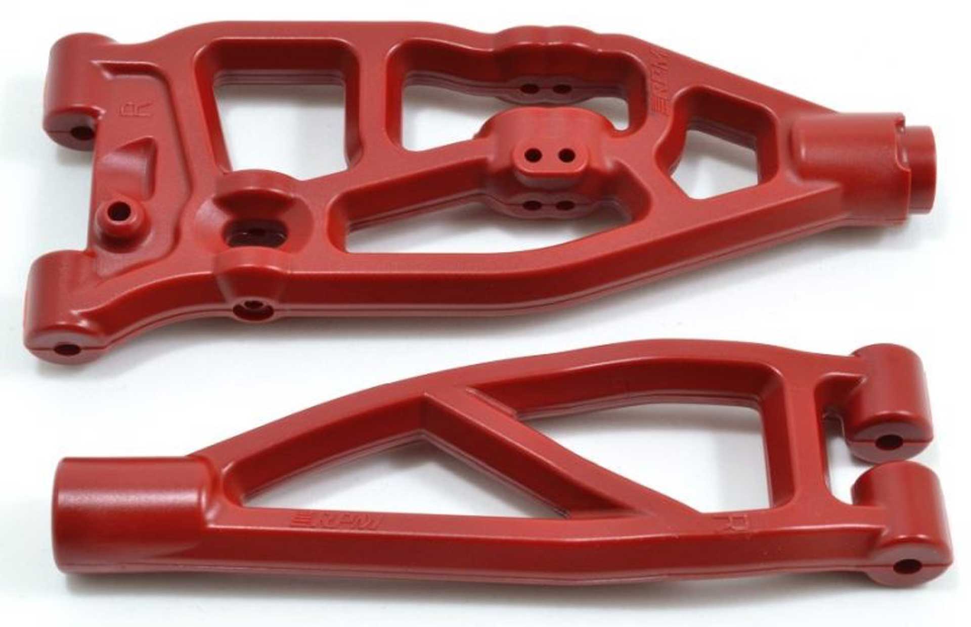 RPM WISHBONE FRONT RIGHT RED, BOTTOM/TOP V5/EXB VERSIONS OF 6S ARRMA KRATON / OUTCAST / NOTORIOUS / FIRETEAM / TALION