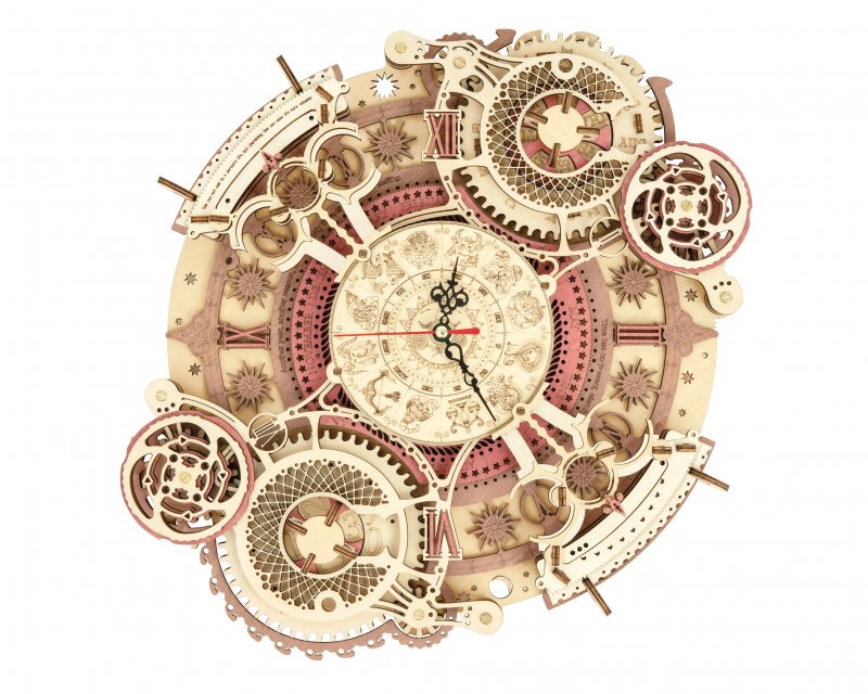 PICHLER Horloge mural (Lasercut Kit en bois )
