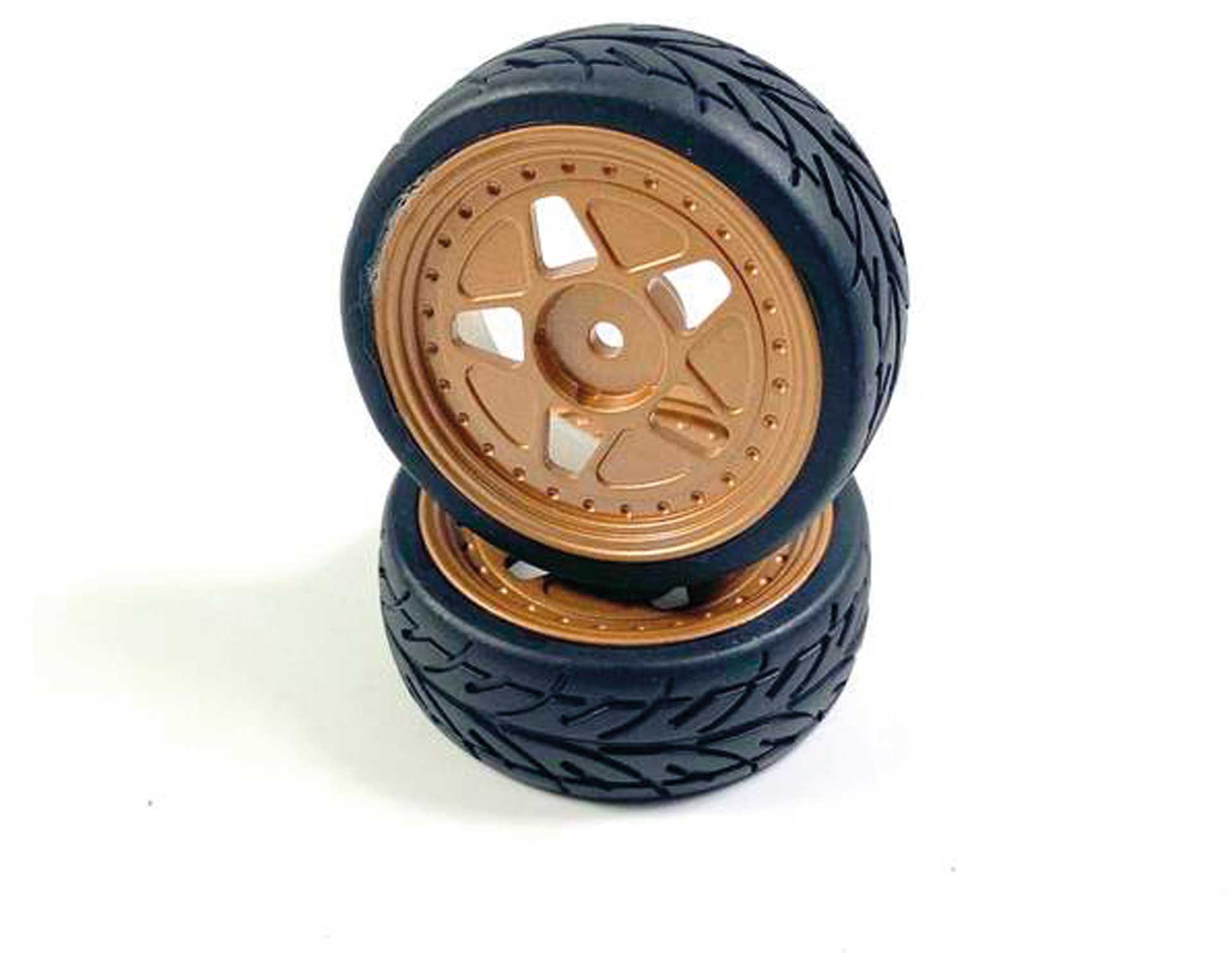 ABSIMA Aluminum wheel set - copper-coloured (2) OPTION