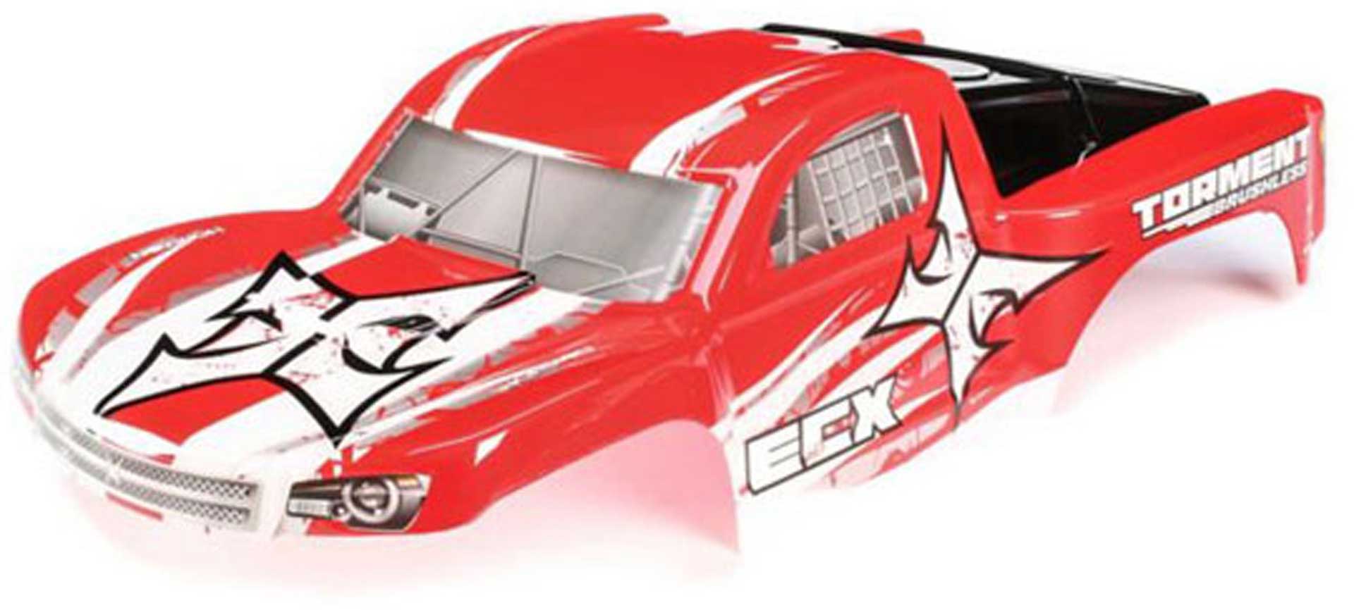 ECX Body, Red/White: 1/10 2WD/4WD Torment
