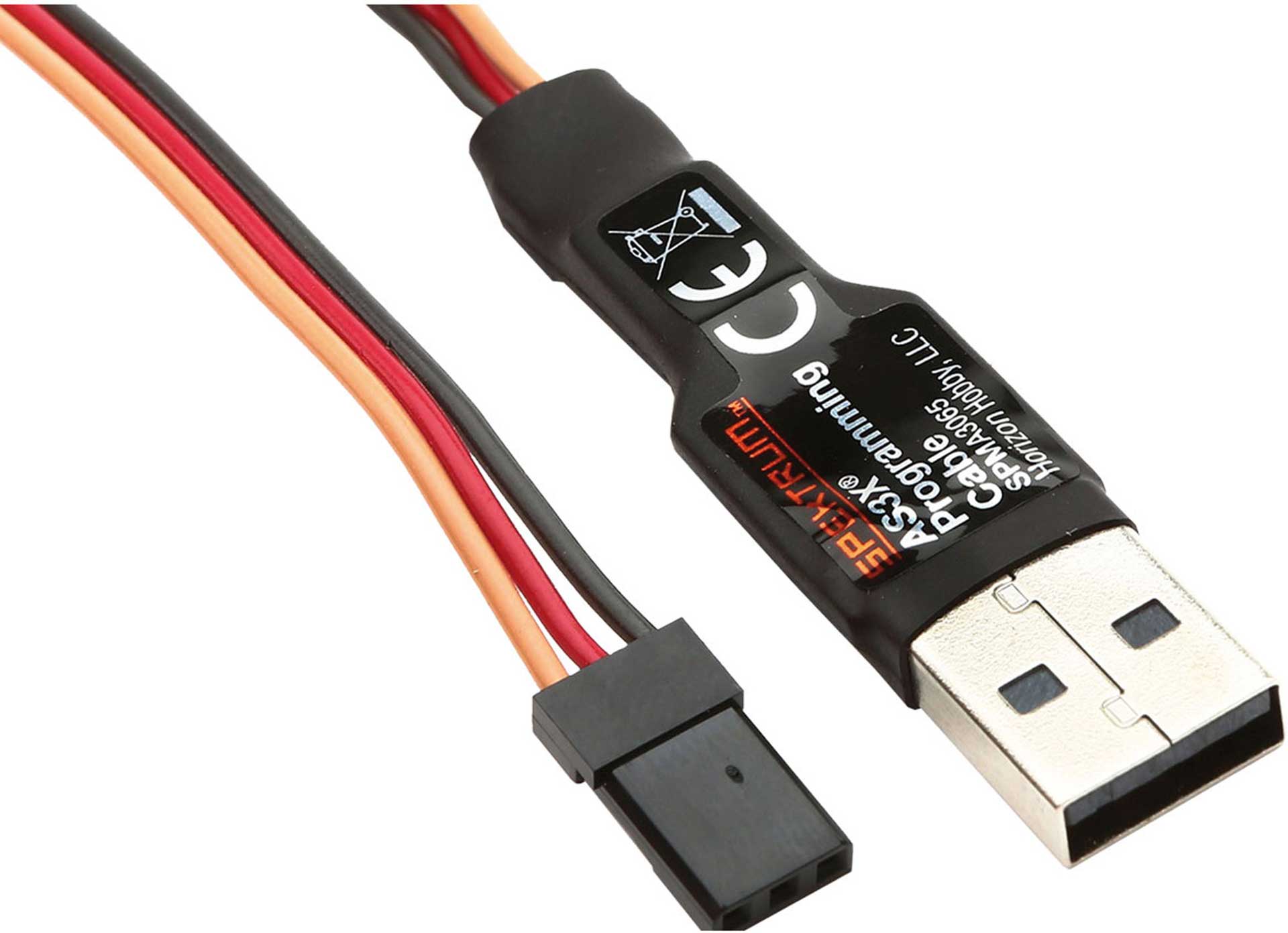 SPEKTRUM AS3X PROGRAMMING CABLE WITH USB SOCKET FOR  PC`S