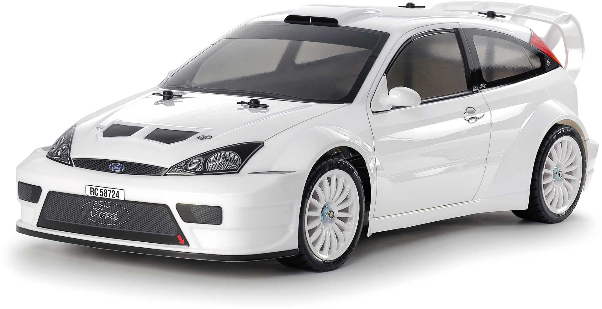 TAMIYA Ford Focus RS Custom 1/10 TT-02 kit with pre-painted body