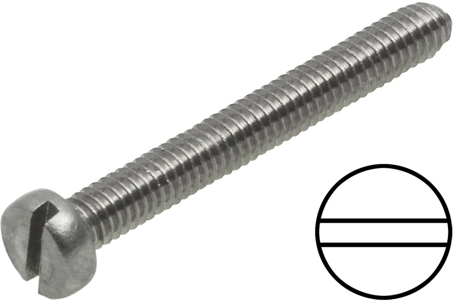 Modellbau Lindinger CHEESE-HEAD BOLTS M2.5/20MM STAINLESS STEEL, 10PCS.