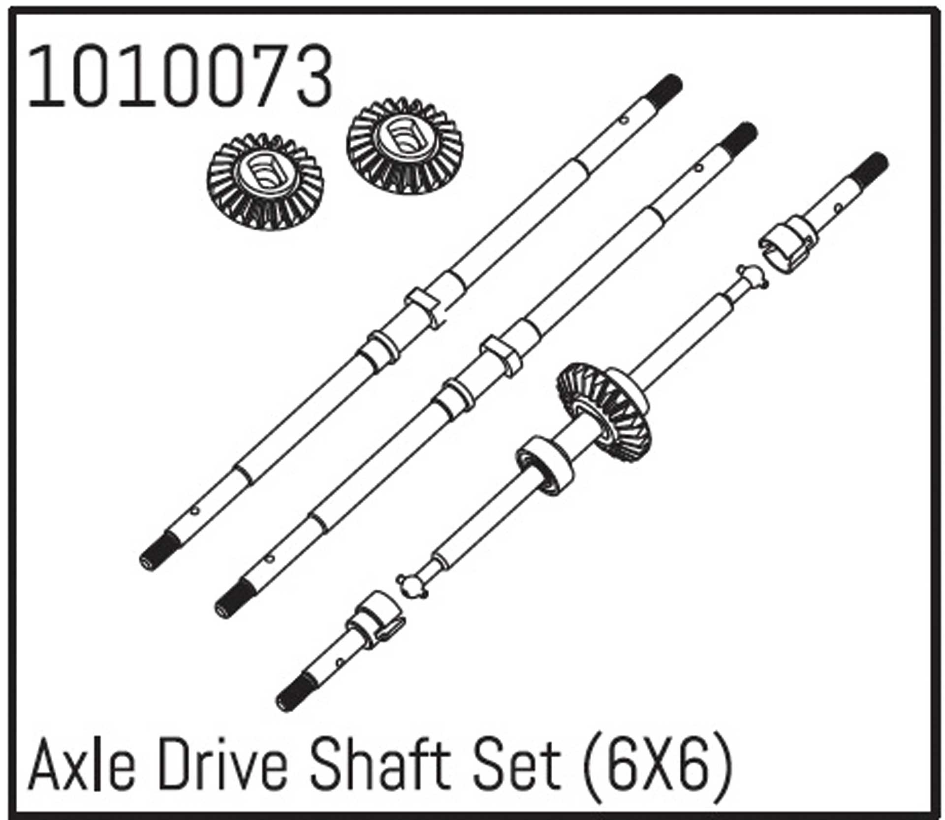 ABSIMA Axle drive shaft kit (6X6)
