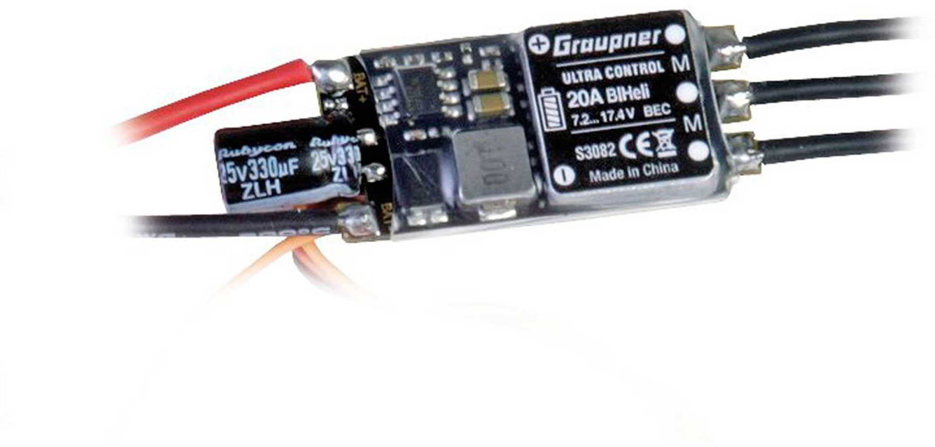 GRAUPNER CONTROLLER ULTRA 20A BLHELI SBEC 2-4S XT-30