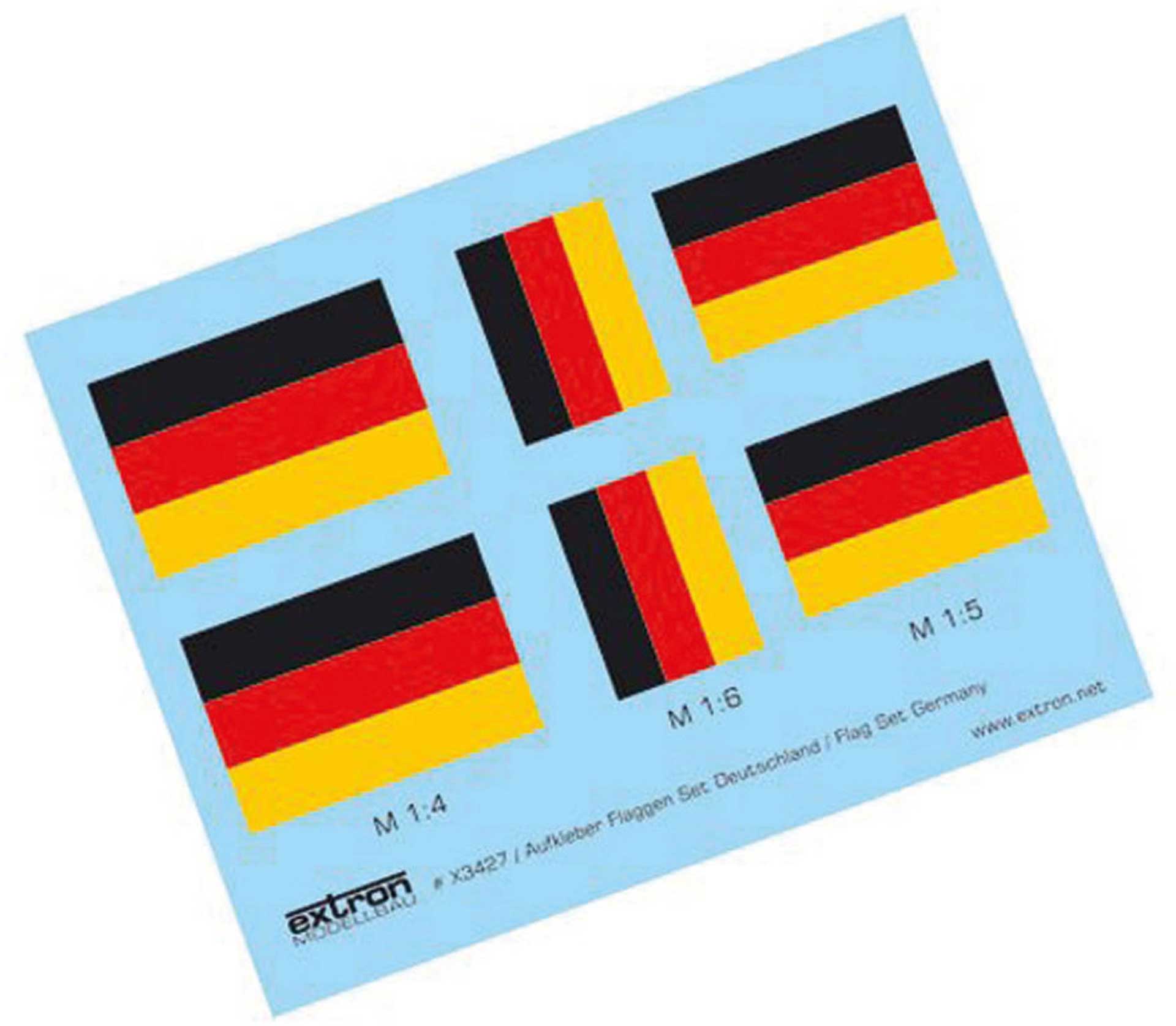 EXTRON STICKERS FLAGS GERMANY