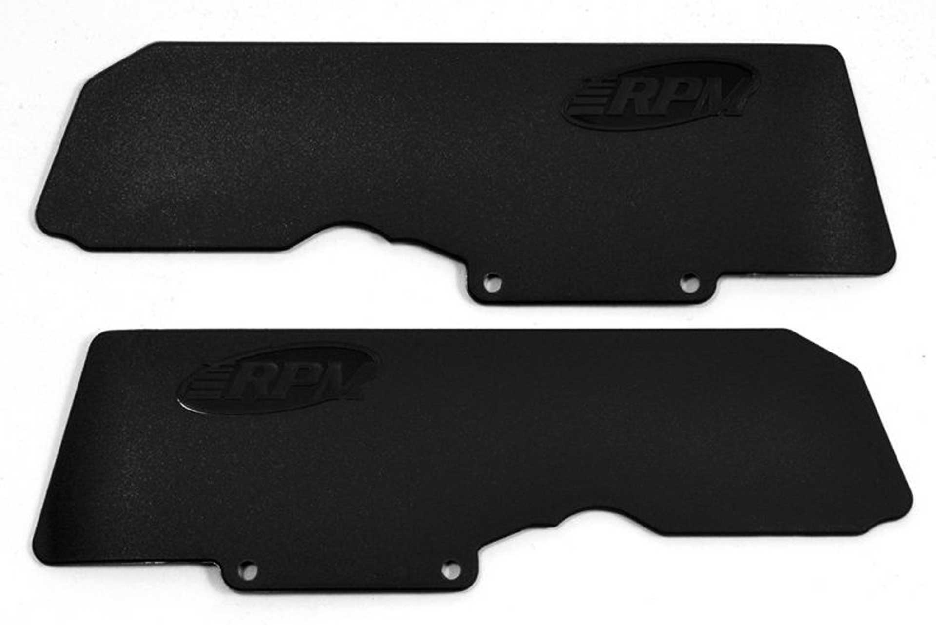 RPM MUD GUARDS BLACK FOR REAR WISHBONE V5/EXB VERSIONS OF 6S ARRMA KRATON / OUTCAST / NOTORIOUS / FIRETEAM / TALION (ONLY SUITABLE FOR RPM CONTROL ARMS)