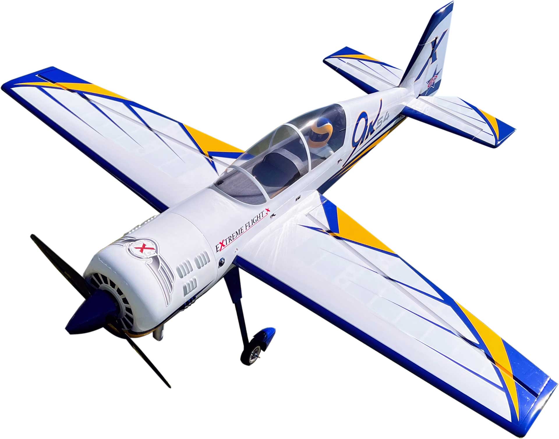 EXTREMEFLIGHT-RC YAK 54 EXP 85" Weiss/Blau Kunstflugmodell