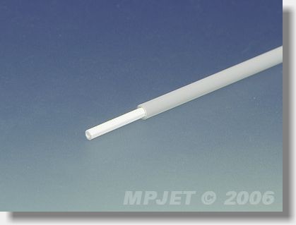 MP-JET Octagone câble Bowden tube extérieur 4/3mm + Tube intérieur 3/1mm 1,5 mètre 1pce.