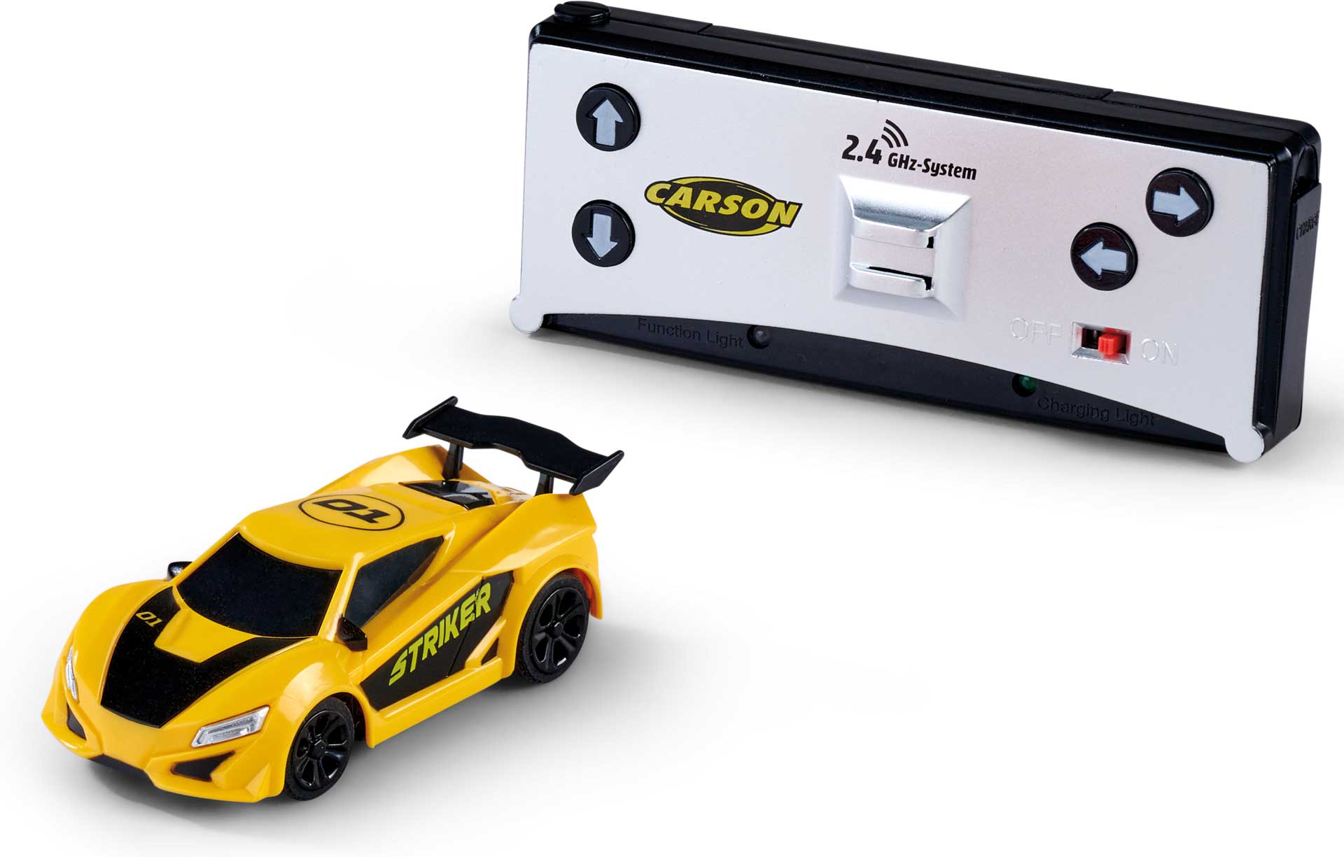 CARSON 1:60 Nano Racer Striker 2.4GHz jaune