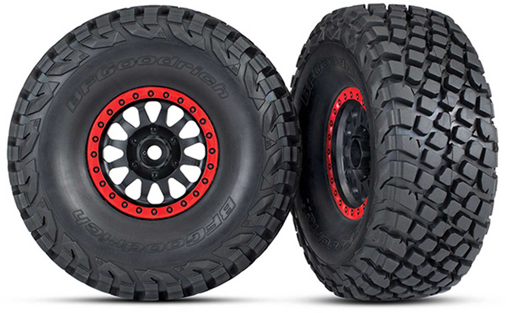 TRAXXAS Reifen auf Felge montiert BFGoodrich Baja KR3 Reifen (2)