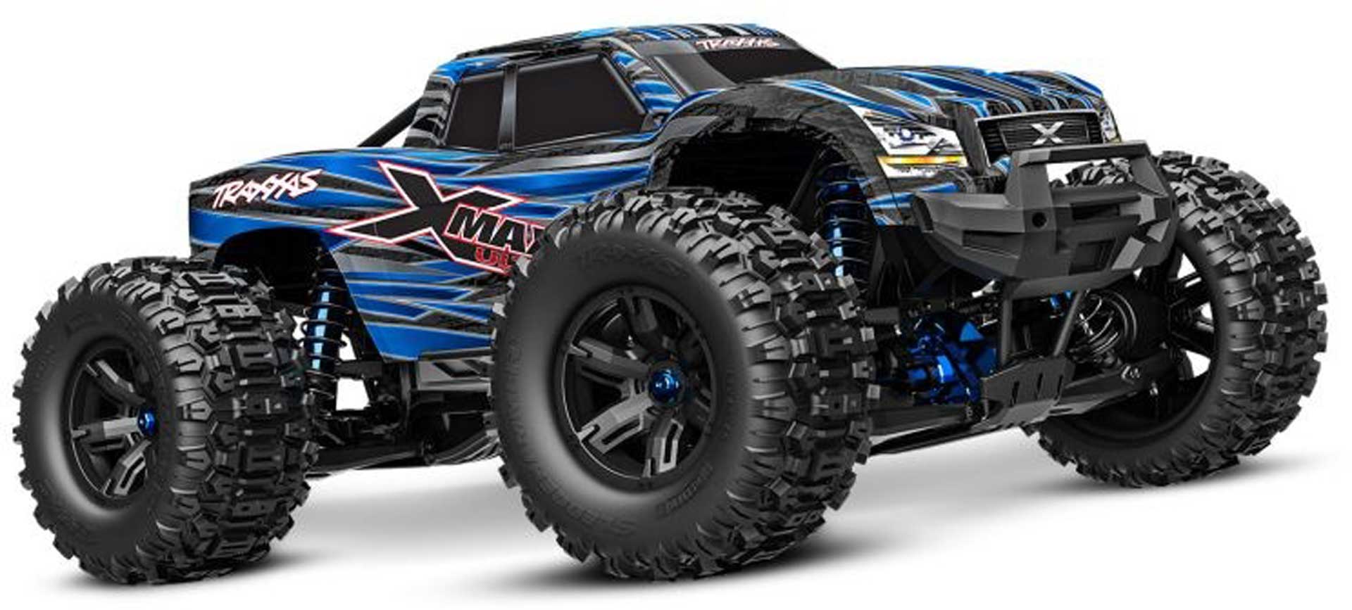 TRAXXAS X-MAXX ULTIMATE 4X4 VXL BLUE 1/7 MONSTER-TRUCK RTR BRUSHLESS WITHOUT BATTERY AND CHARGER (LIMITED VERSION)