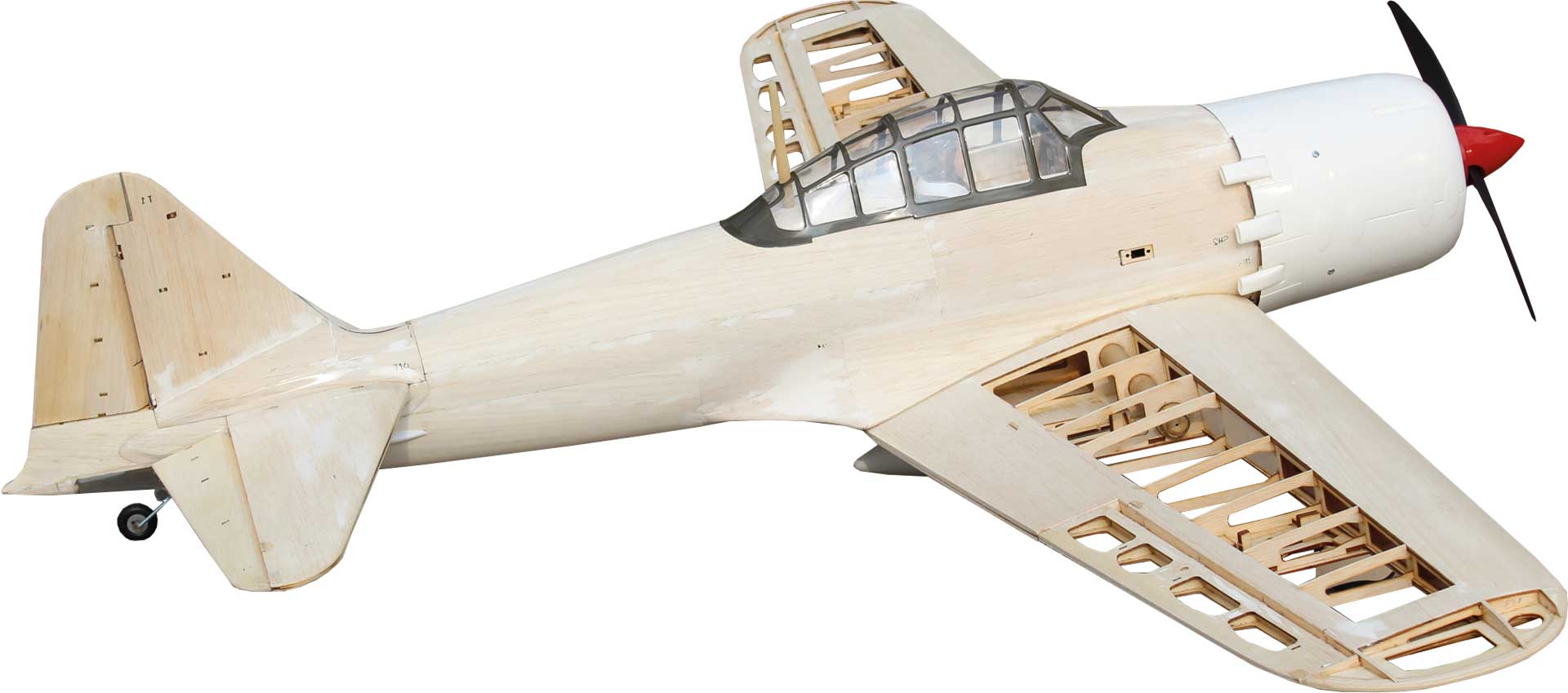 Seagull Models ( SG-Models ) A6M2 ZERO 67"MASTER SCALE KIT EDITION WOODEN CONSTRUCTION KIT