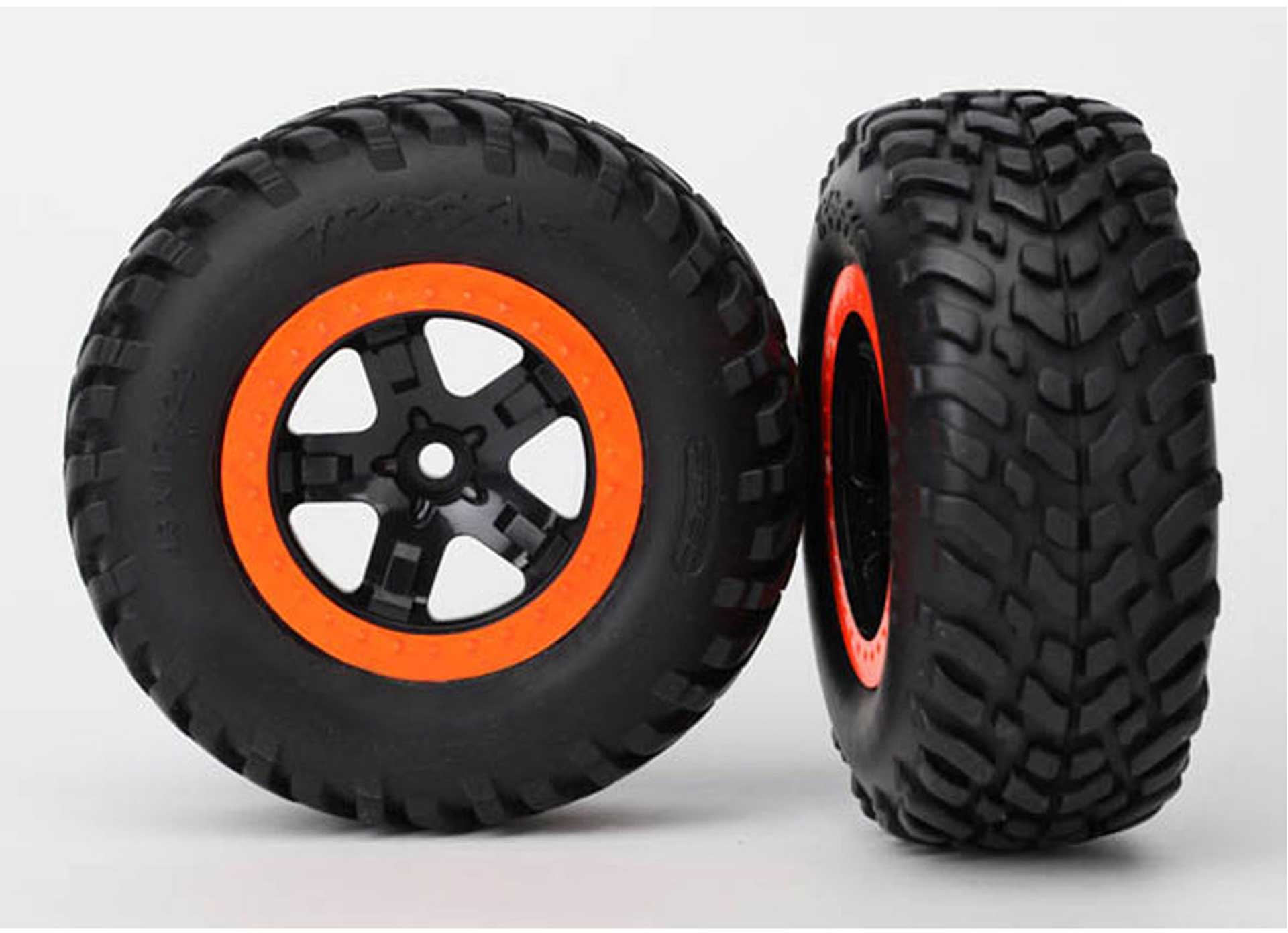 TRAXXAS ROUES COMPLETES MONTEES/COLLEES SCT/BEADLOCK