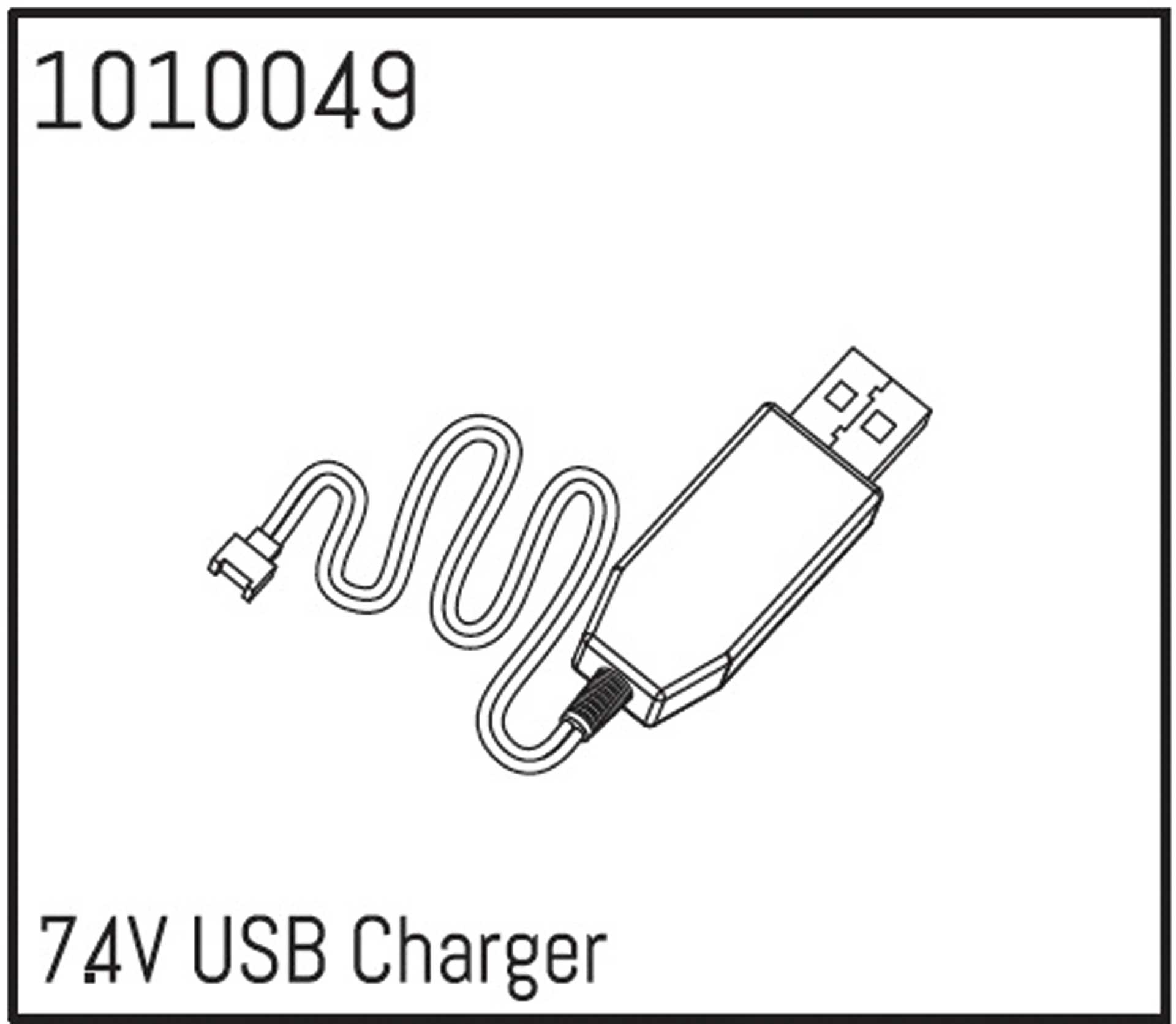 ABSIMA Chargeur USB 7.4V