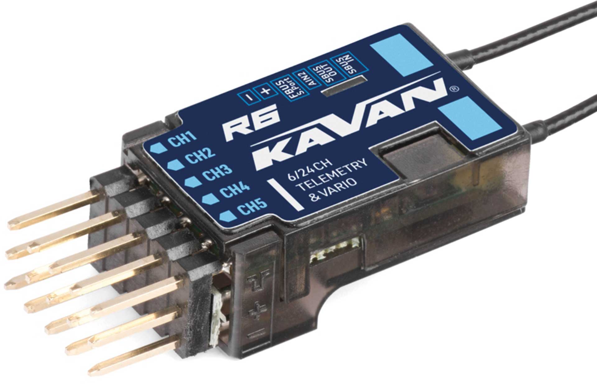 KAVAN R6 VARIO 6 canaux 2,4 GHz ACCESS et ACCST D16 Récepteur de télémétrie avec S.BUS