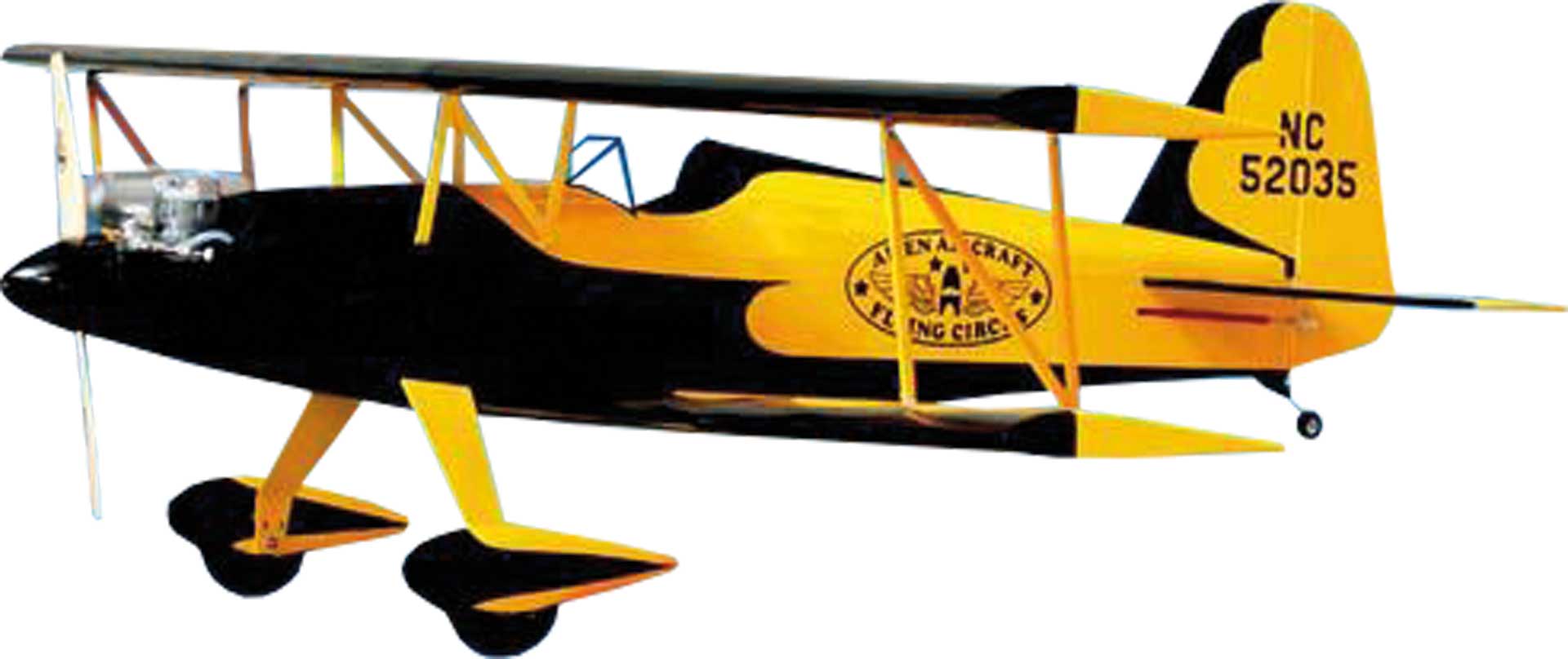 Alien Arrowmaster 55 Laser Cut wooden Kit 55(60)" 139/152cm Biplane