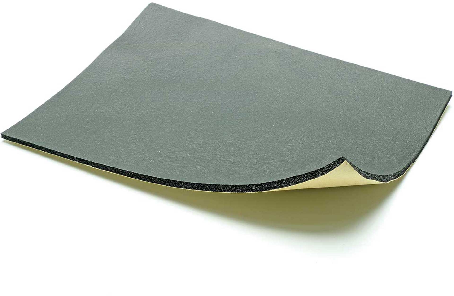 MODELLBAU LINDINGER Moosgummi Platte 300 x 200 x 3 mm (1Stk) einseitig klebend