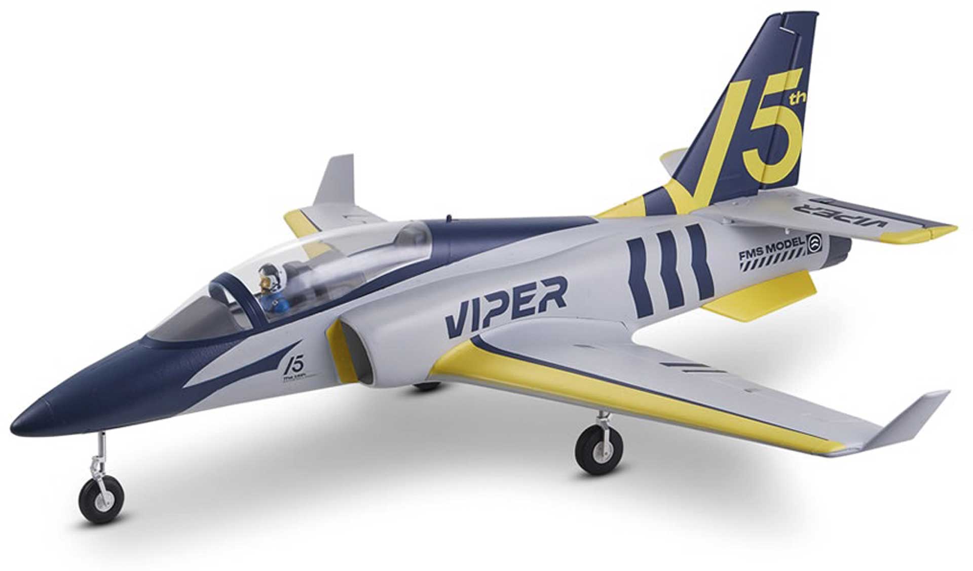 FMS Viper Jet V2 EDF 70 PNP Modèle de jet 110cm version anniversaire