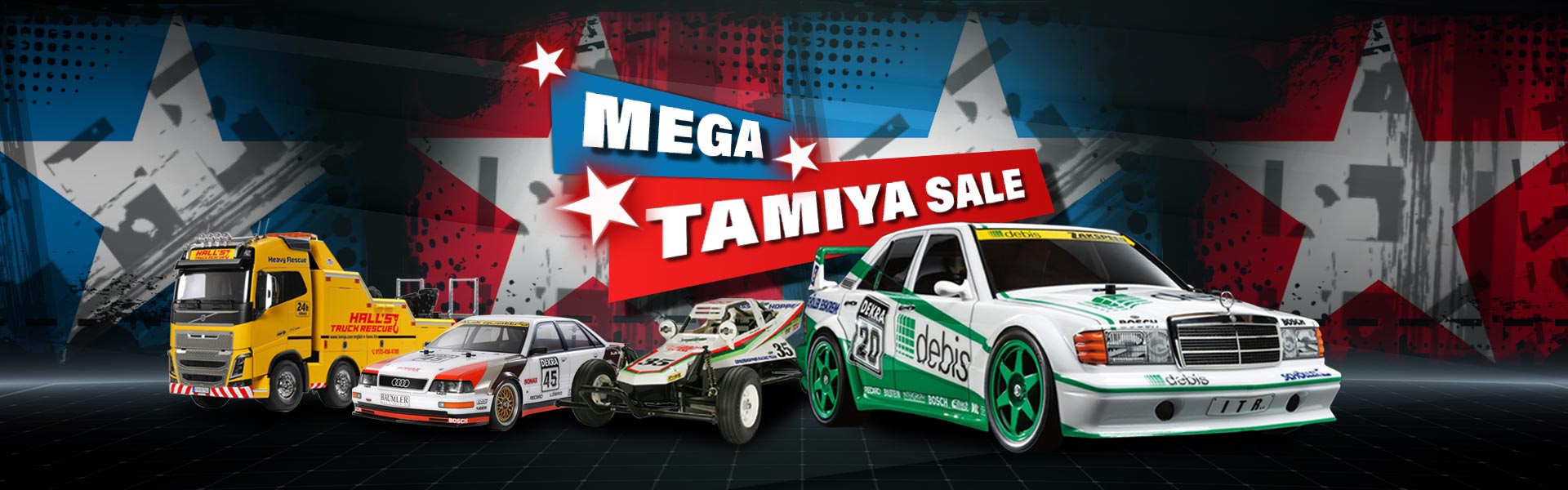 Tamiya RC Modelle Mega Sale