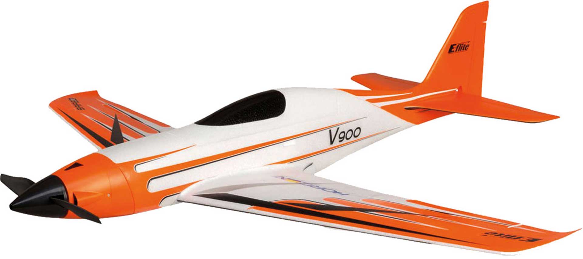 E-FLITE VELOCIOUS V900 BNF BASIC WITH AS3X AND SAFE SELECT TECHNOLOGIE 200KM/H TOP SPEED