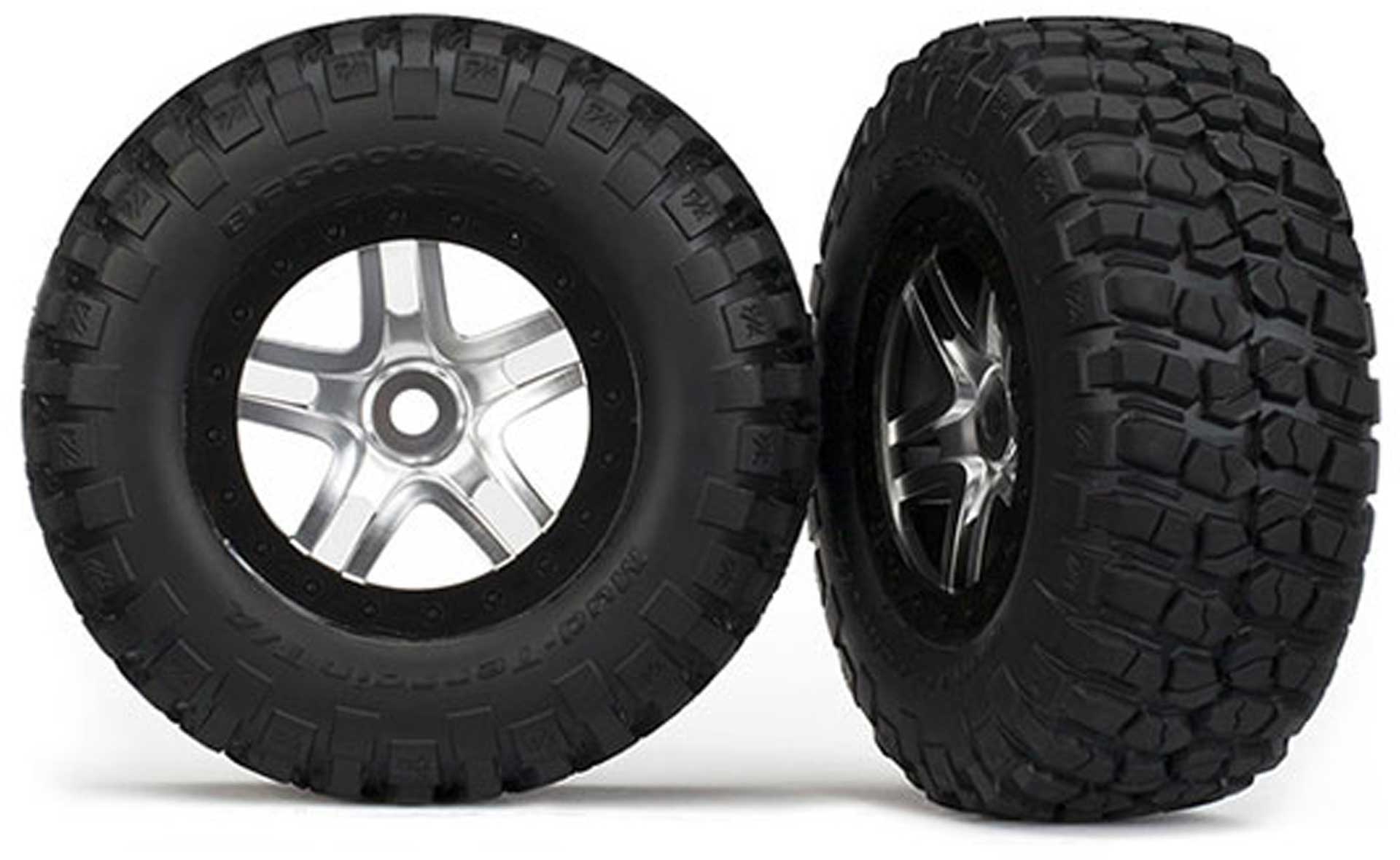 TRAXXAS TYRES MOUNTED  ON RIM S1-COMPOUND FOAM-INLAY
