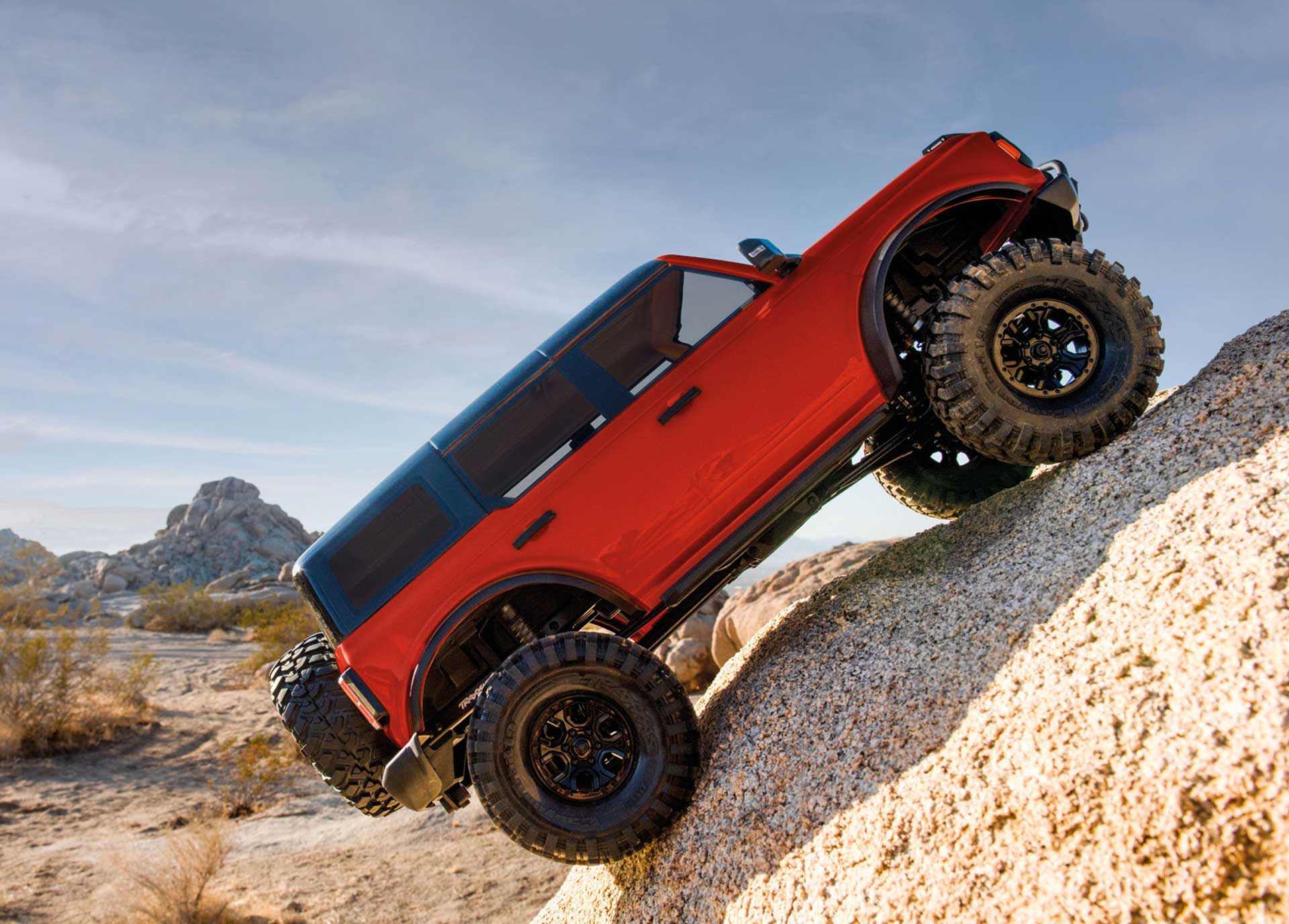 TRAXXAS TRX-4 2021 FORD BRONCO ROT RTR O. AKKU/LADER 1/10 4WD SCALE CRAWLER BRUSHED