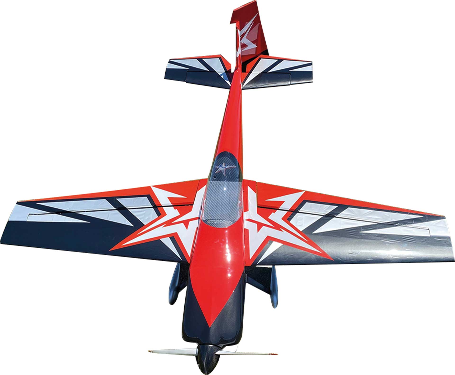 AJ AIRCRAFT Slick 74" 540 ARF red aerobatic model