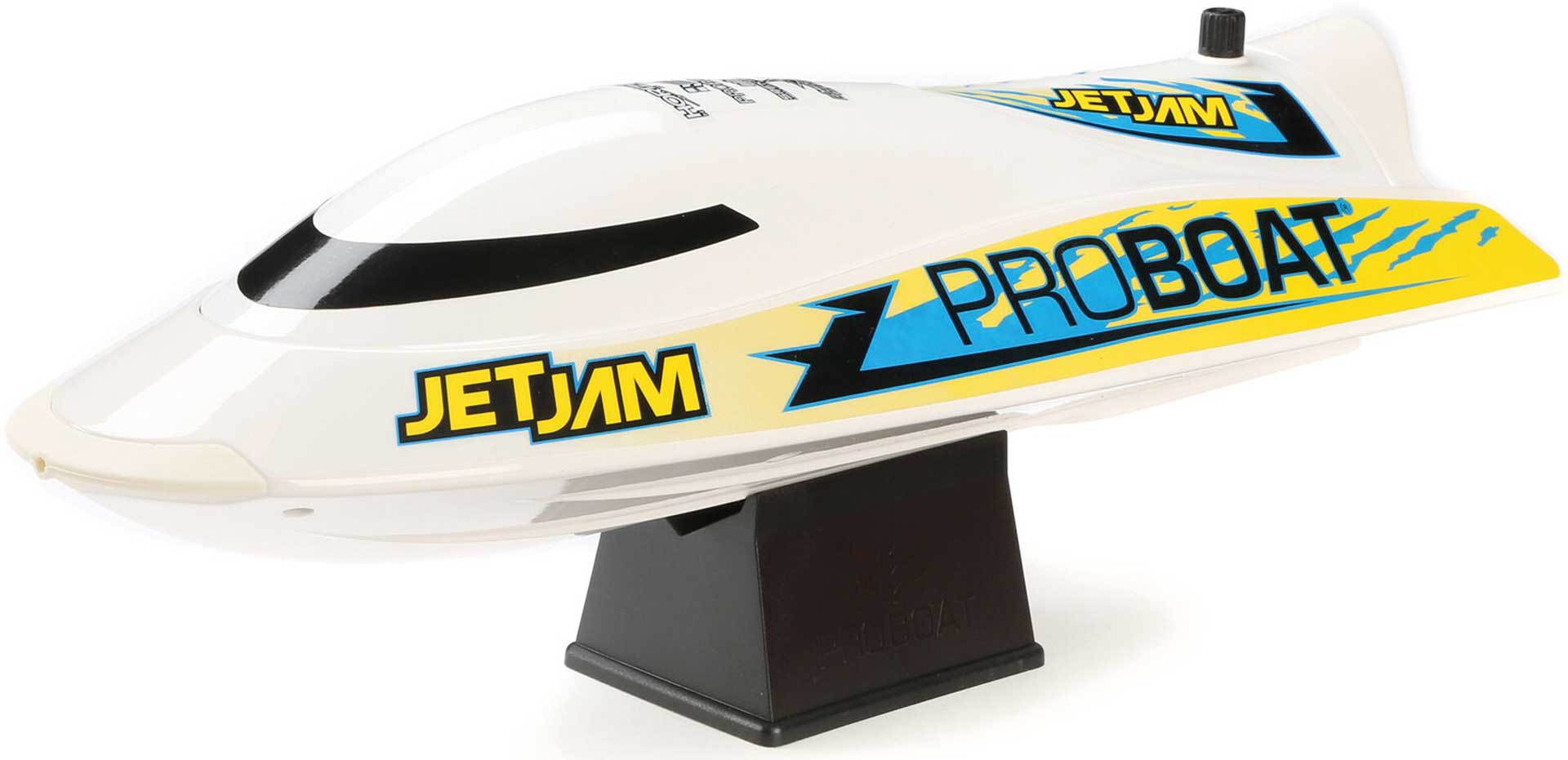 PROBOAT Jet Jam 12" Pool Racer, Brushed, White: RTR