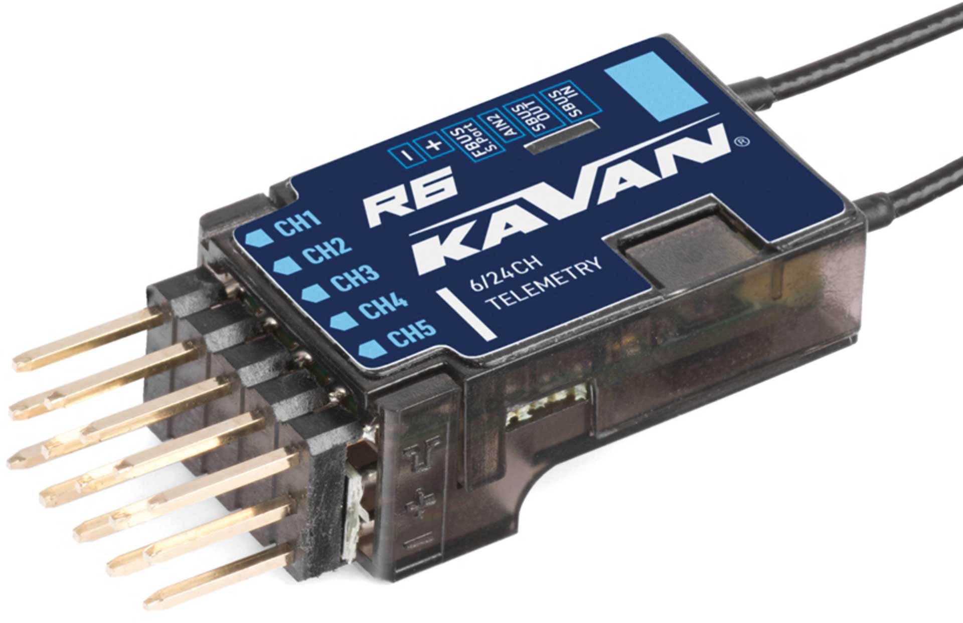 KAVAN R6 6 voies 2,4 GHz ACCESS et ACCST D16 Récepteur de télémétrie avec S.BUS