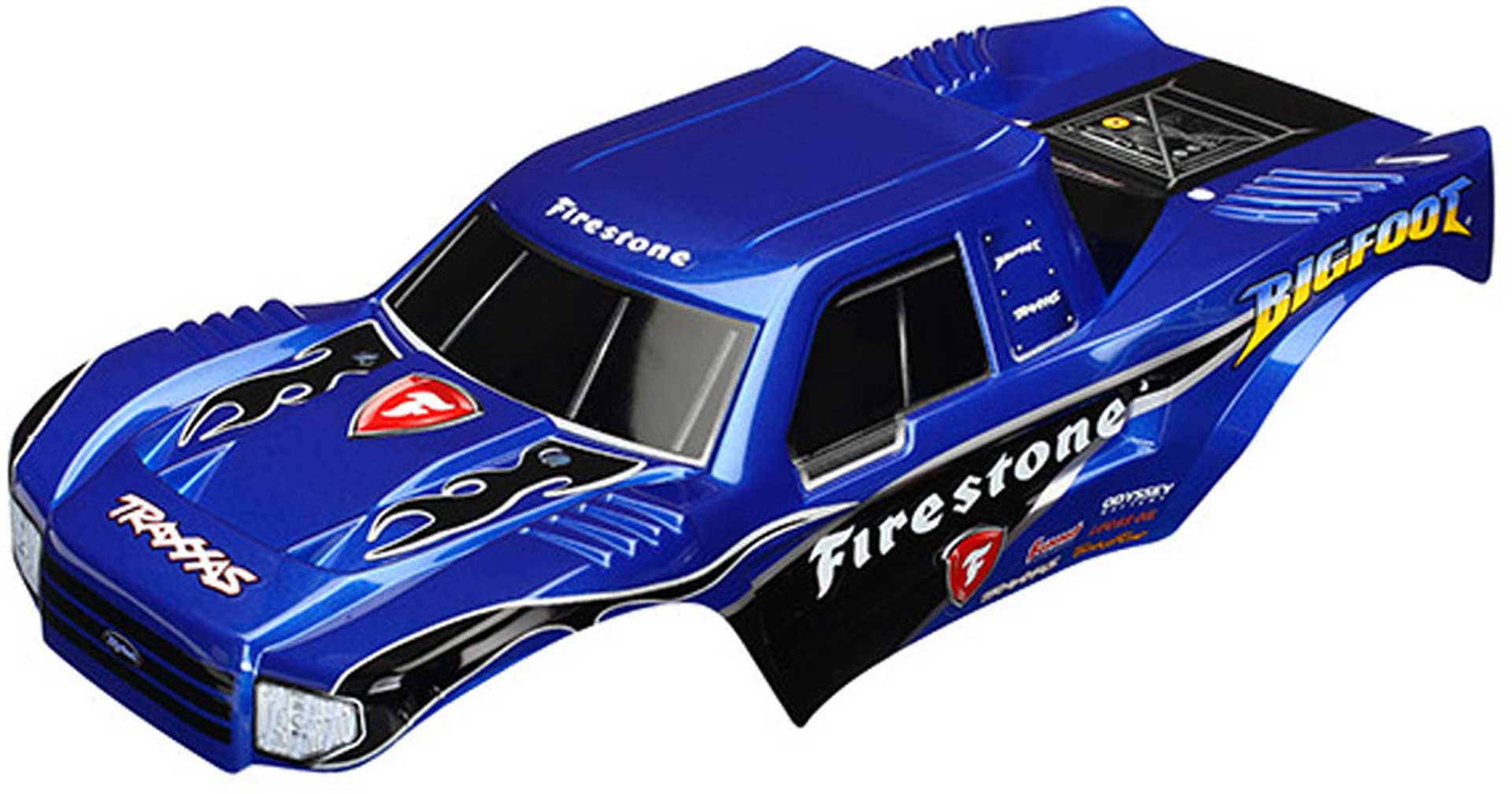 TRAXXAS Karosserie BIGFOOT Firestone lackiert + Aufkleber