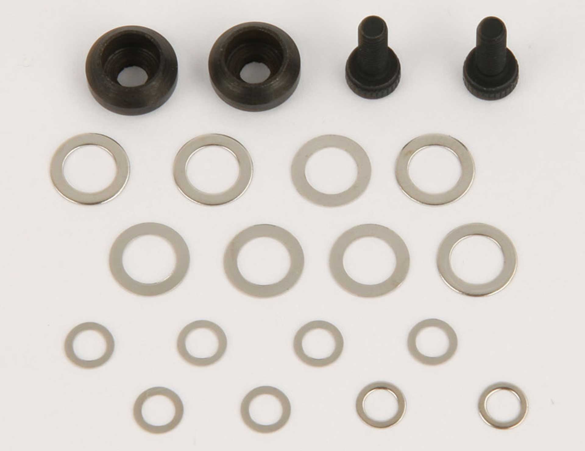 ROBITRONIC Shim Set für Kupplungsglocken mit Schraube M3x8mm