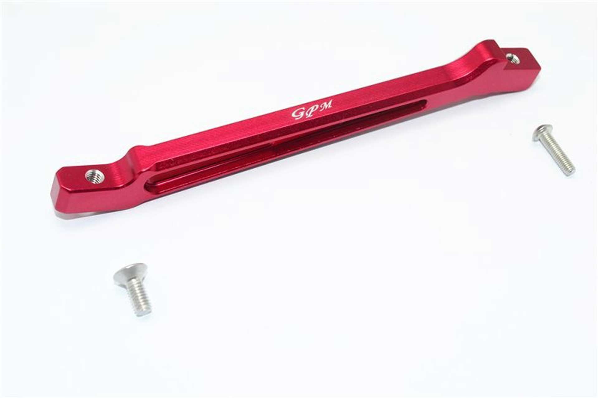 GPM ALUMINUM FRONT STEERING SUPPORT MOUNT-3PC SET red GPM ARRMA KRATON TYPHON SENTON OUTCAST