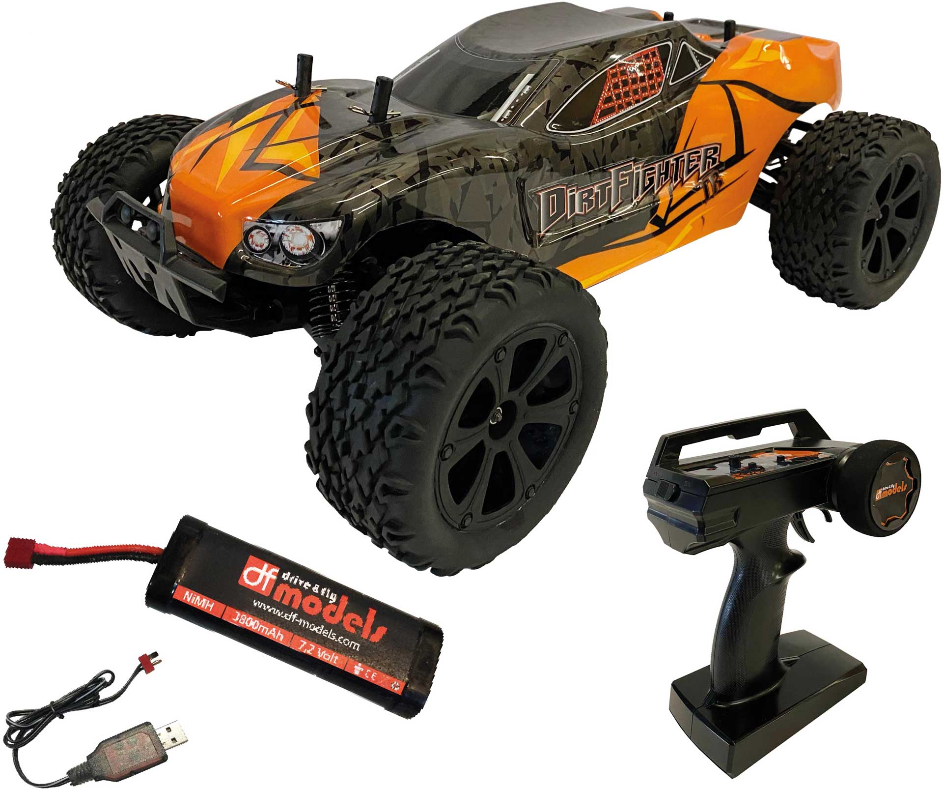 DRIVE & FLY MODELS DirtFighter TR RTR Truck 4WD 1:10 RTR