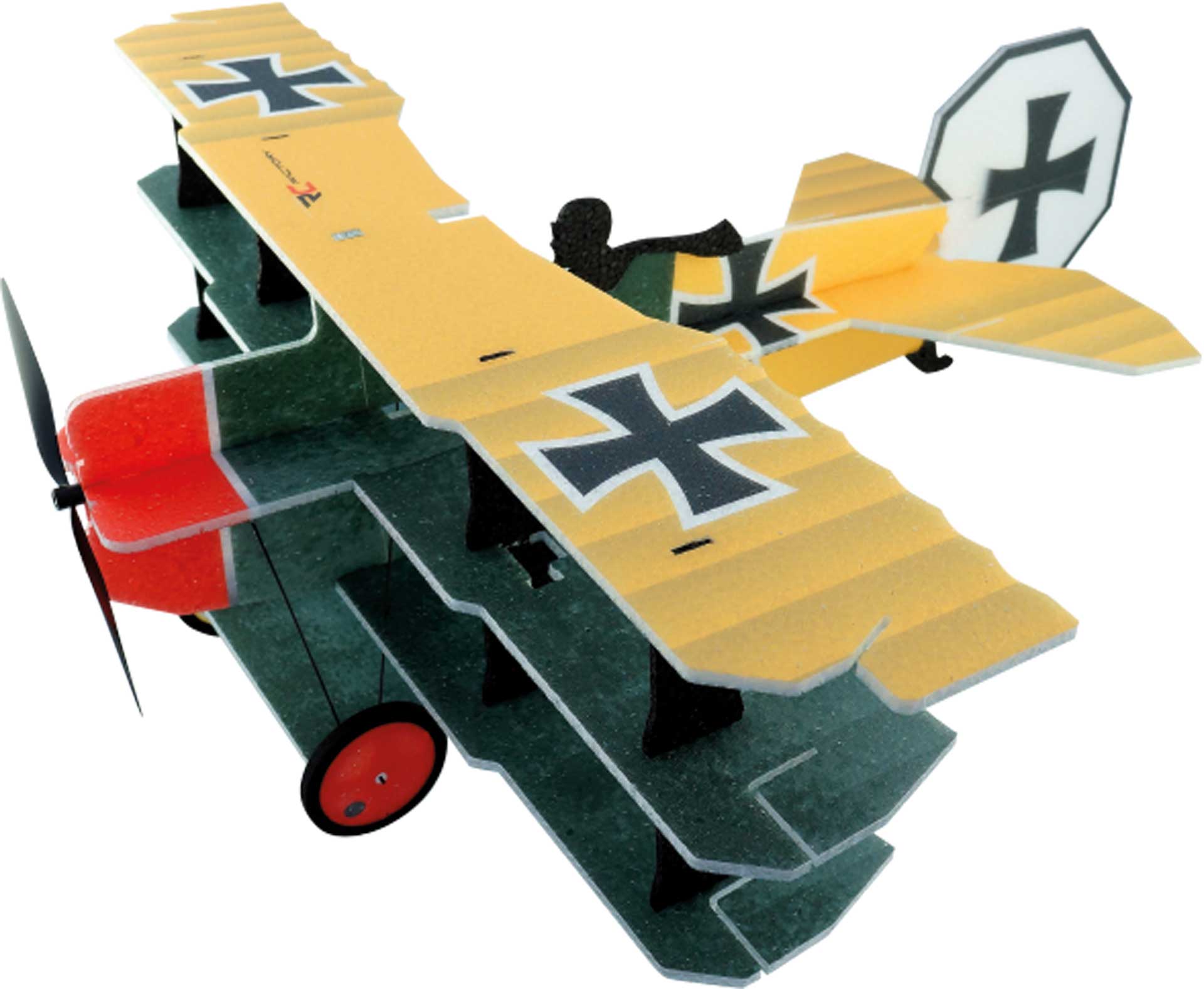 RC-Factory Lil Fokker Yellow/green MINI series