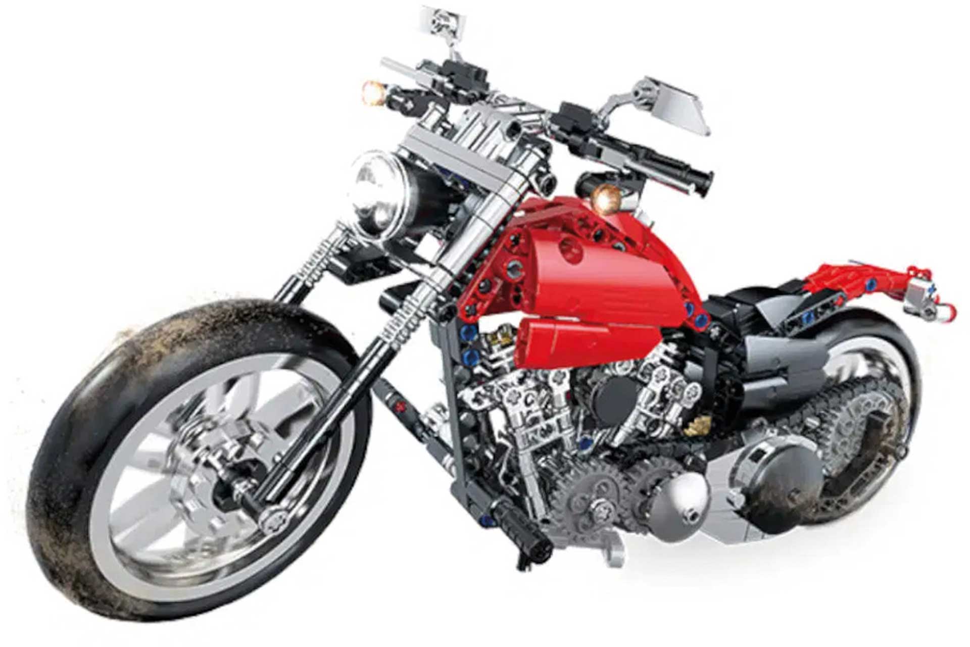COGO Heavy Motorcycle (573 Teile) Klemmbausteine