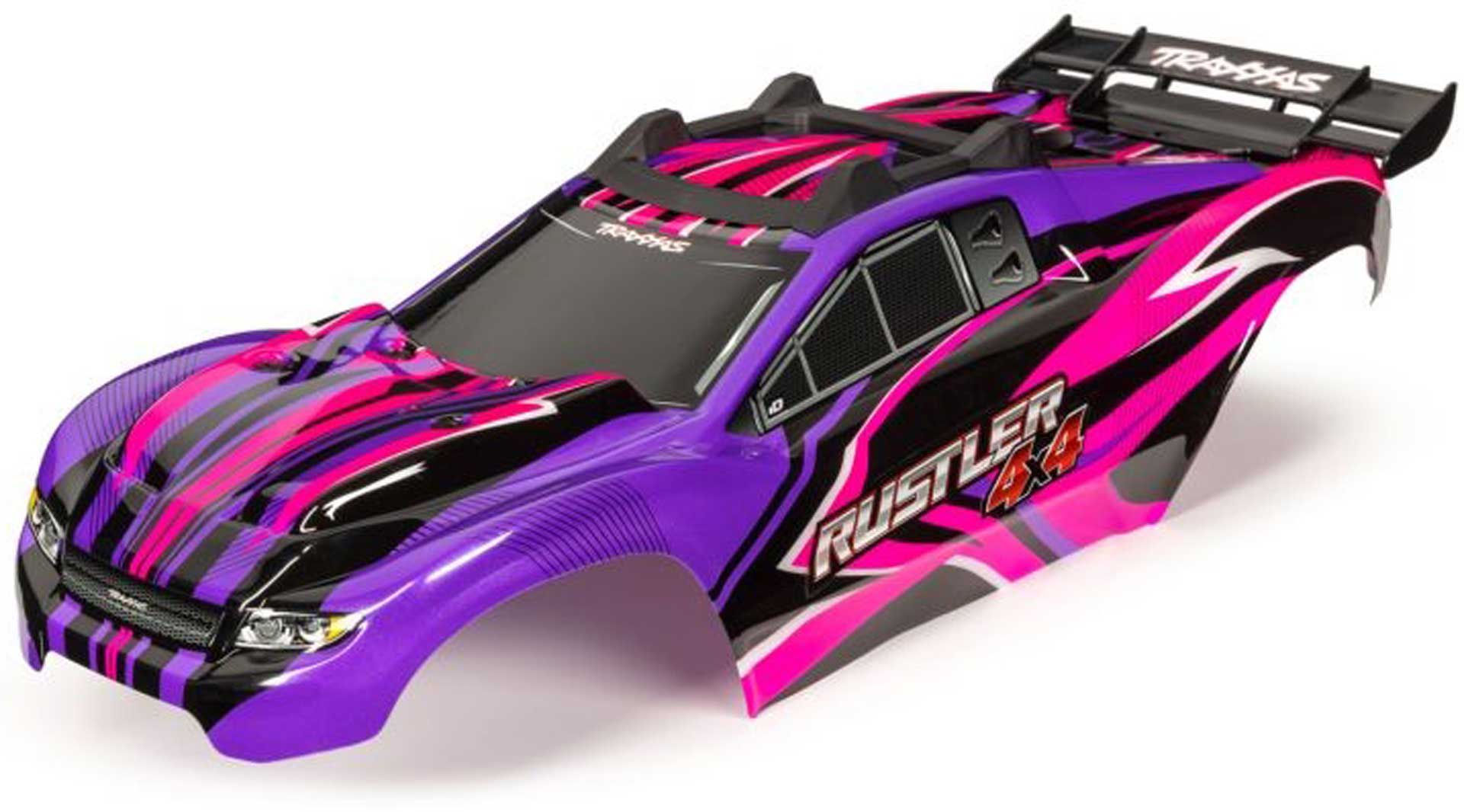TRAXXAS Body Rustler 4x4 Pink/Purple lacquered
