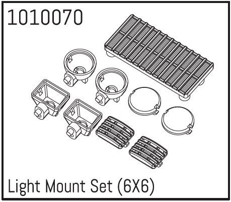 ABSIMA Light bracket set (6X6)