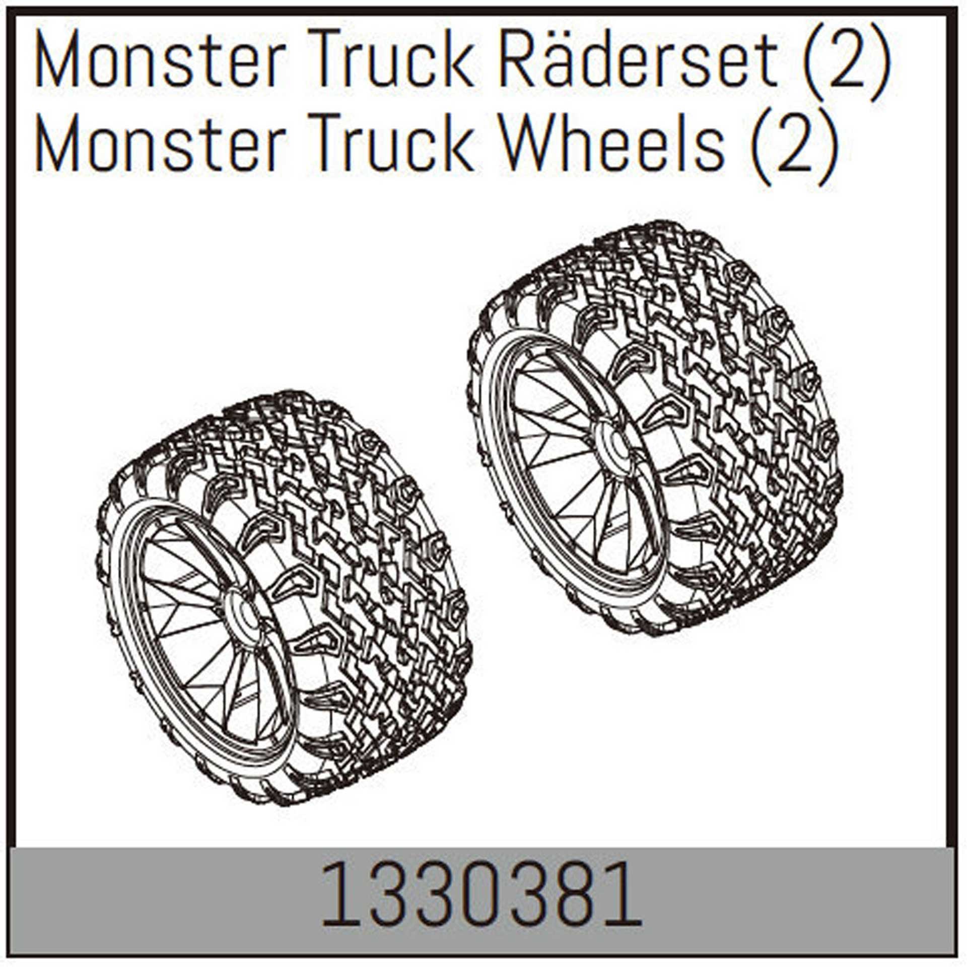 ABSIMA Monster Truck Räderset (2 St.) Assassin 4S/6S
