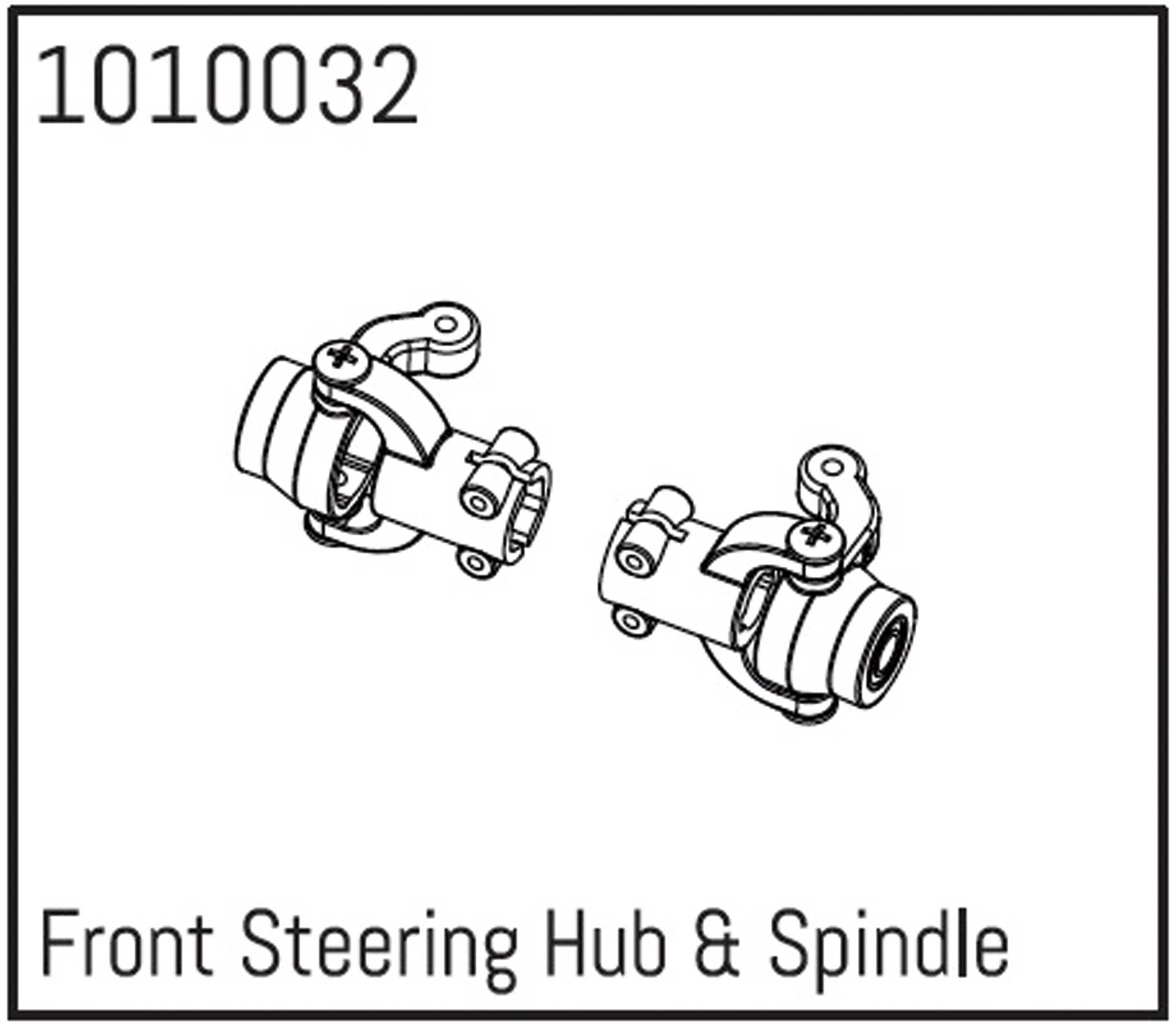 ABSIMA Front Steering Hub & Spindle