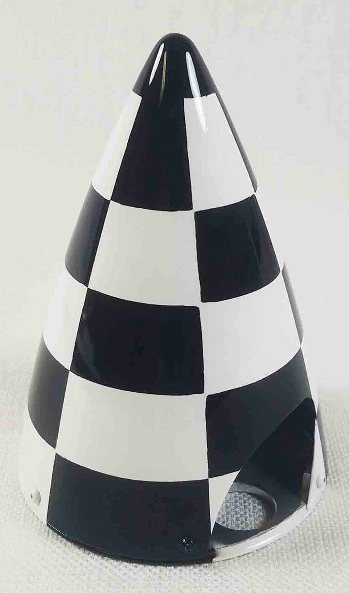 EXTREMEFLIGHT-RC Spinner Carbon 5" (127mm) noir/blanc Motif à damier