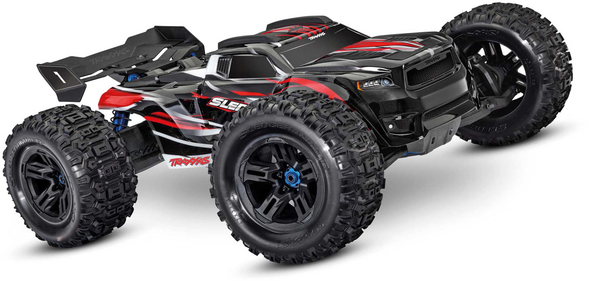 TRAXXAS SLEDGE 1/8 4WD BRUSHLESS TRUGGY ROUGE RTR SANS CHARGEUR/SANS ACCU