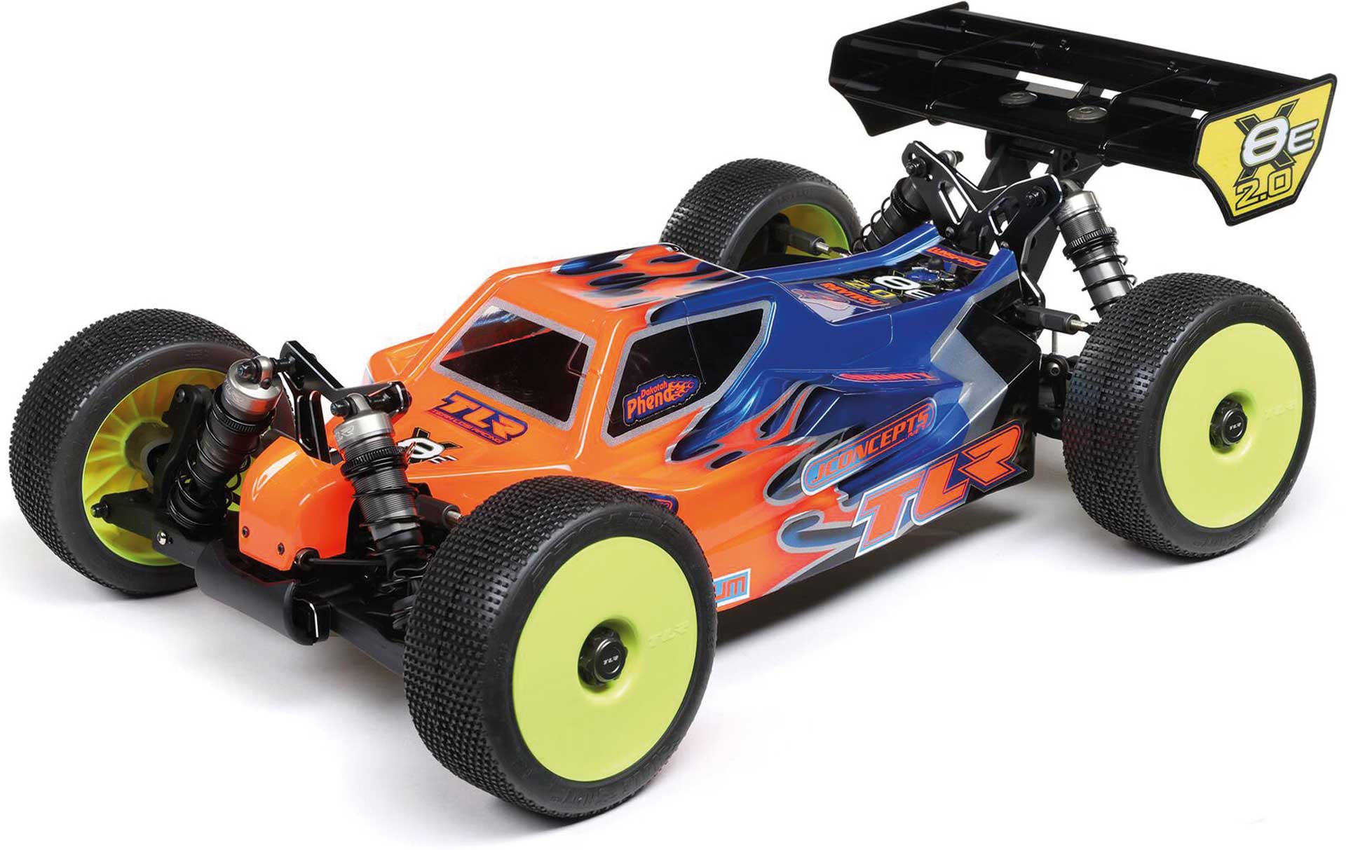 LOSI 8IGHT-X/E 2.0 Combo Race Kit:1/8 4WD Buggy Nit/El