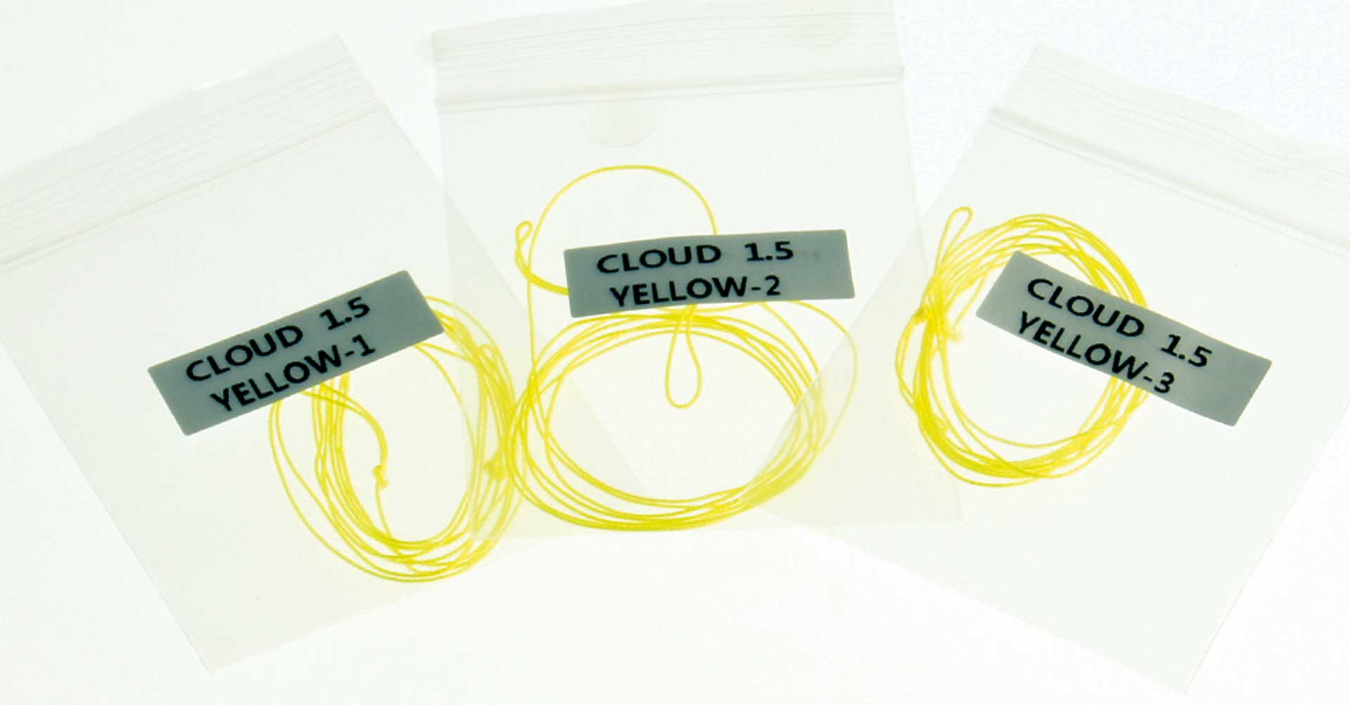 PARA-RC Ersatzleine - Stammleinen B1-B2-B3 Cloud 1.5 Dyneema 0,25mm gelb