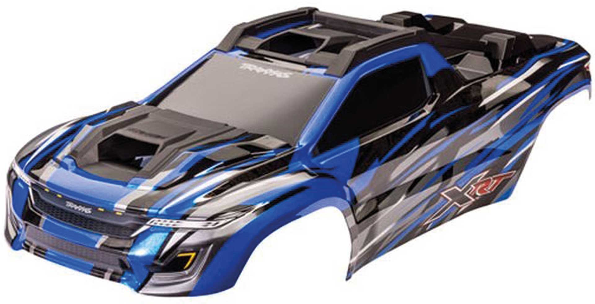 TRAXXAS body XRT blue painted ready mounted