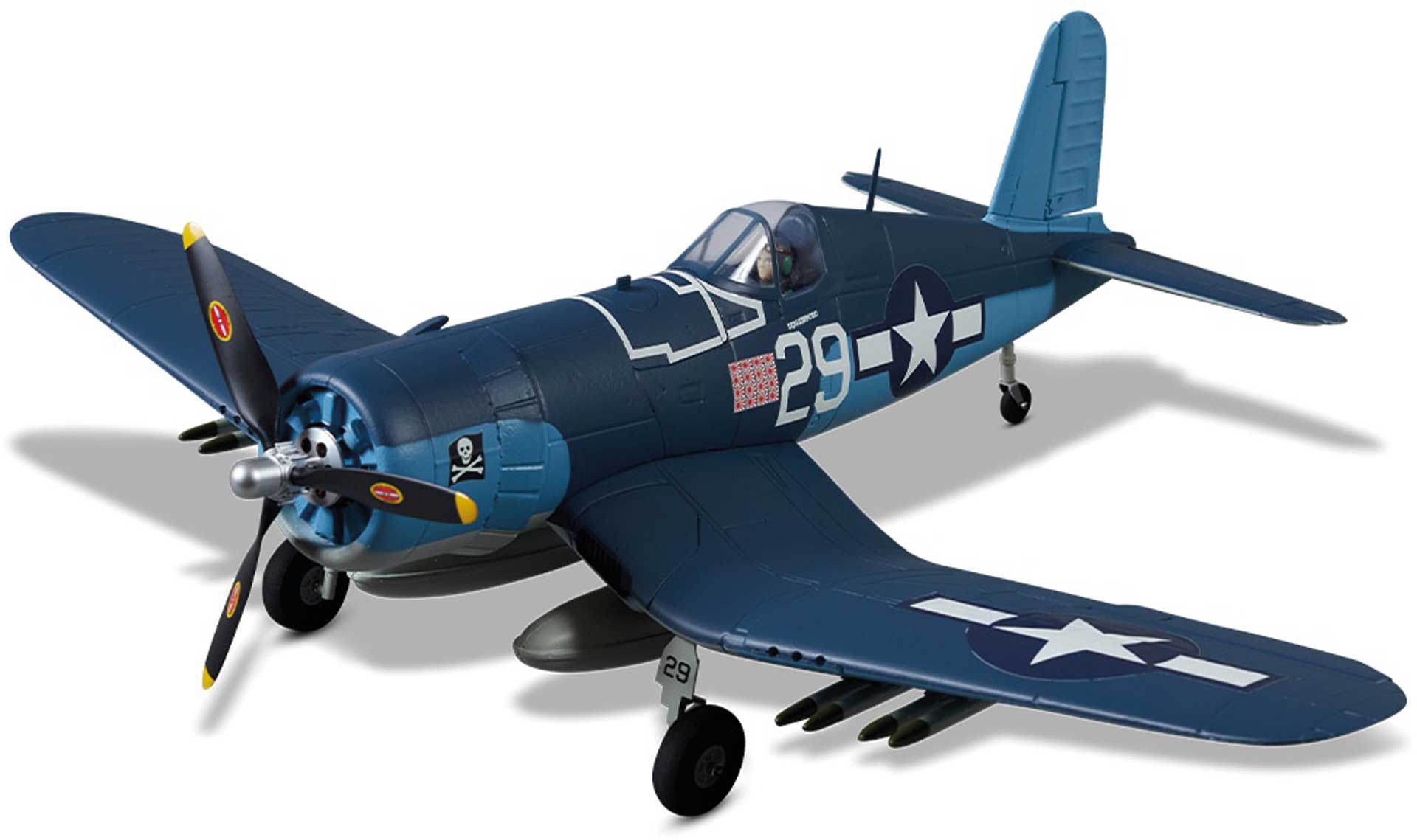 DERBEE F4U Corsair Warbird PNP blue - 75cm